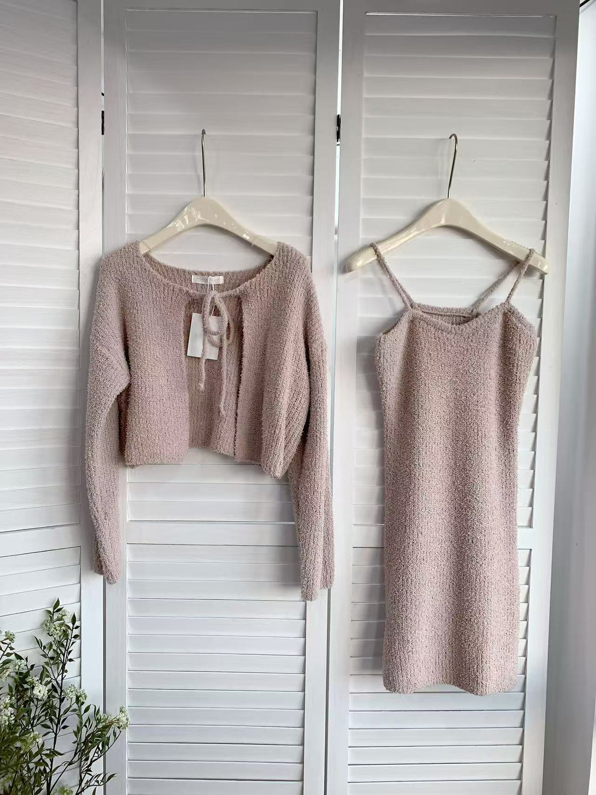 HELLO MILK TEE- 85656 坑條套裝