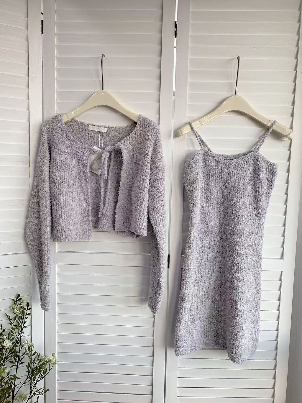 HELLO MILK TEE- 85656 坑條套裝