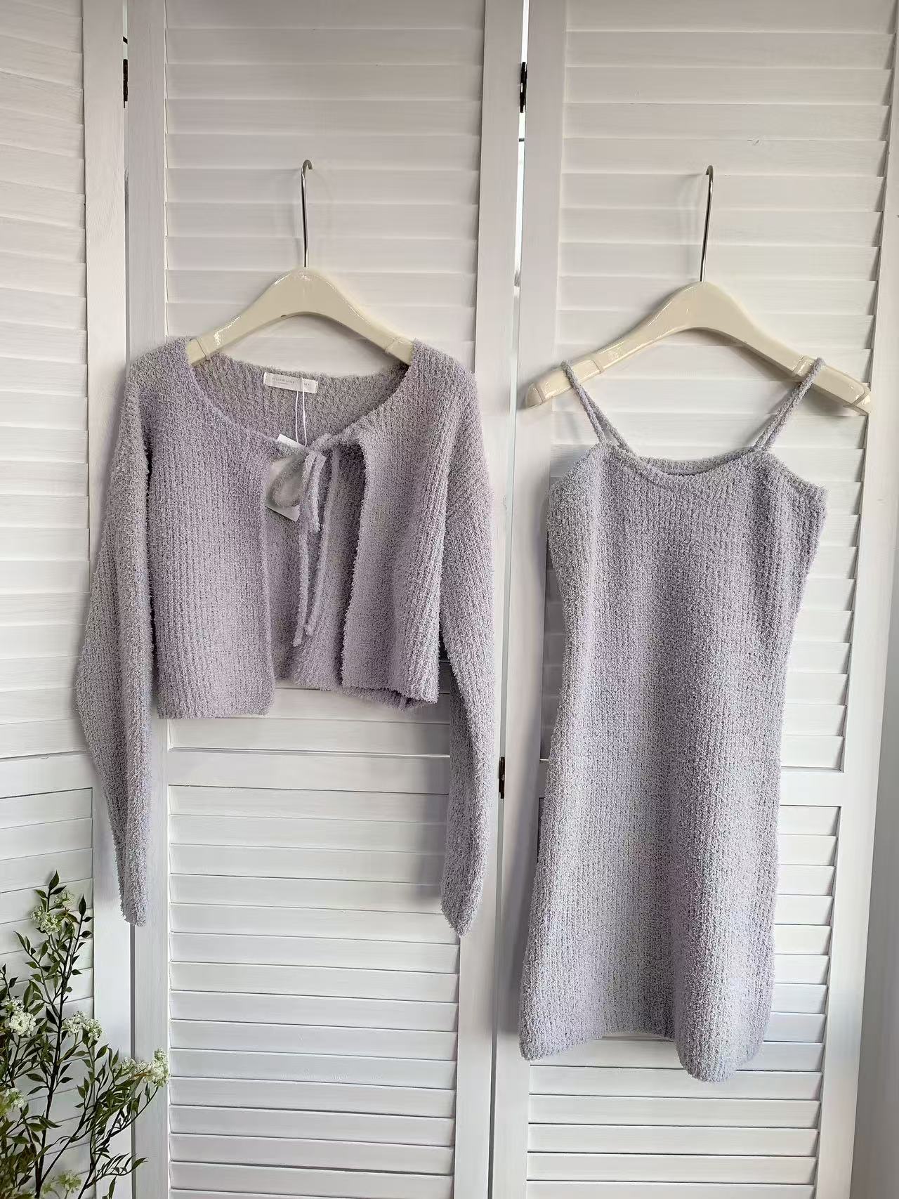 HELLO MILK TEE- 85656 坑條套裝