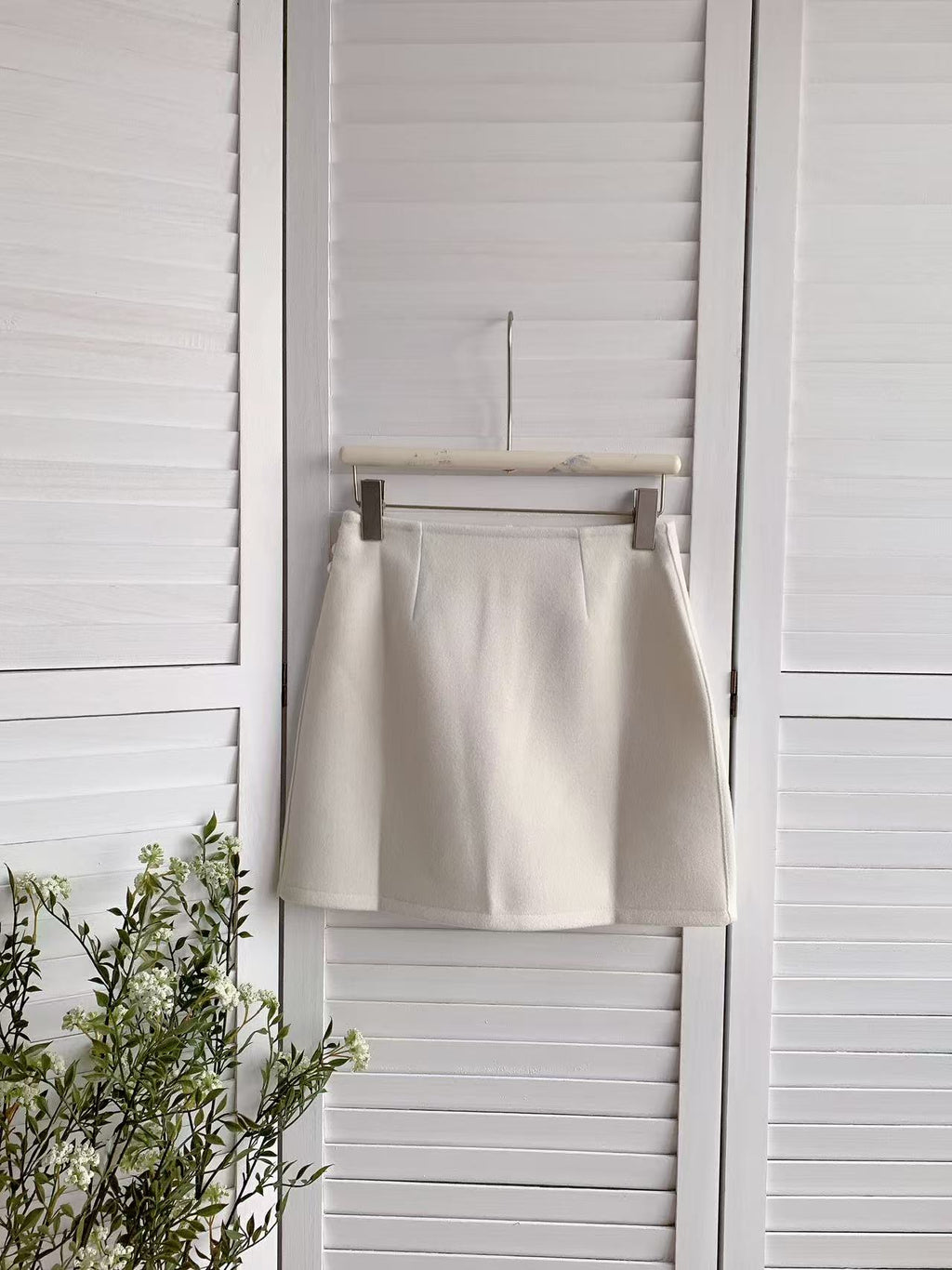 HELLO MILK TEE- 85738 質感短裙