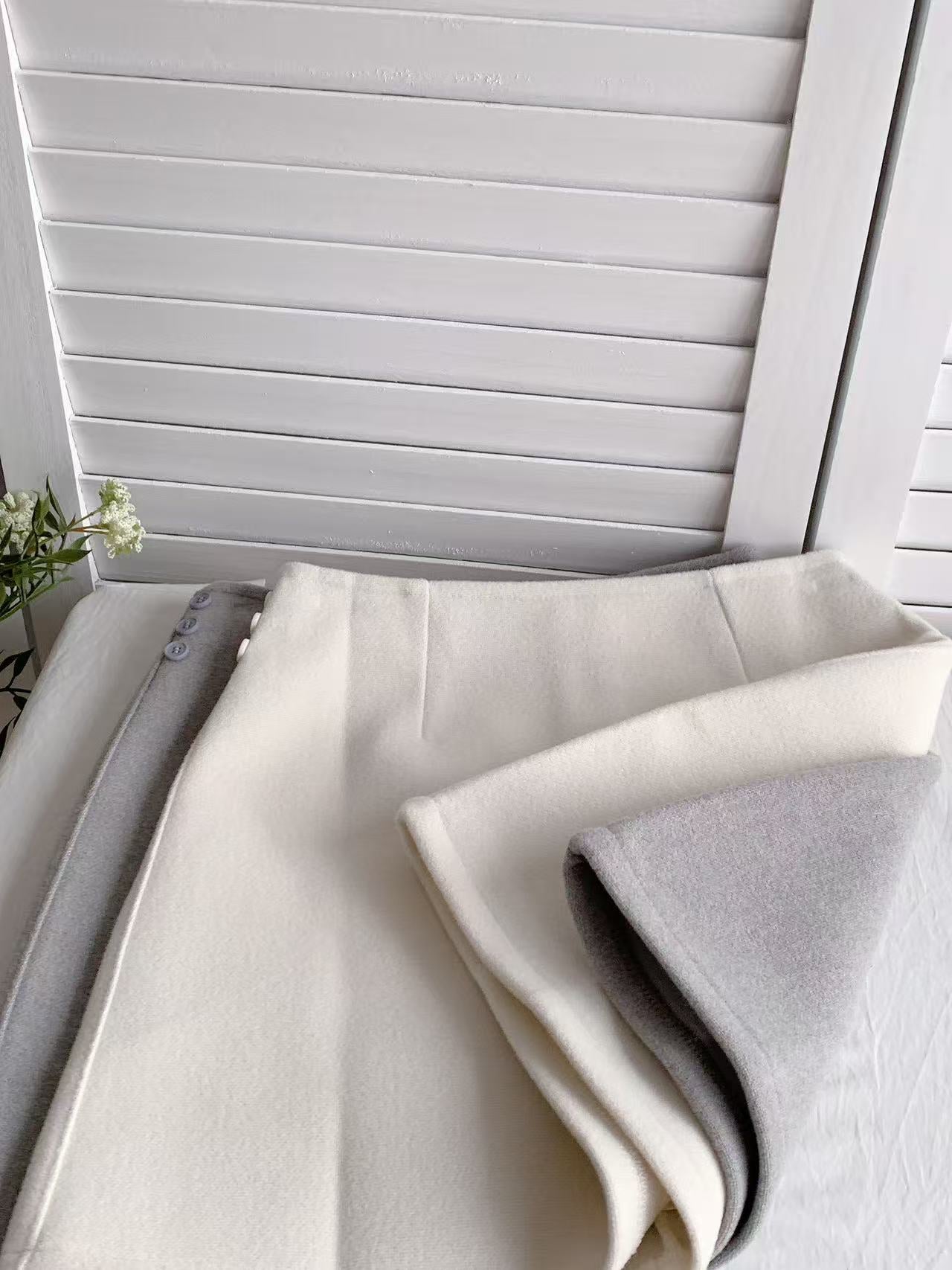 HELLO MILK TEE- 85738 質感短裙