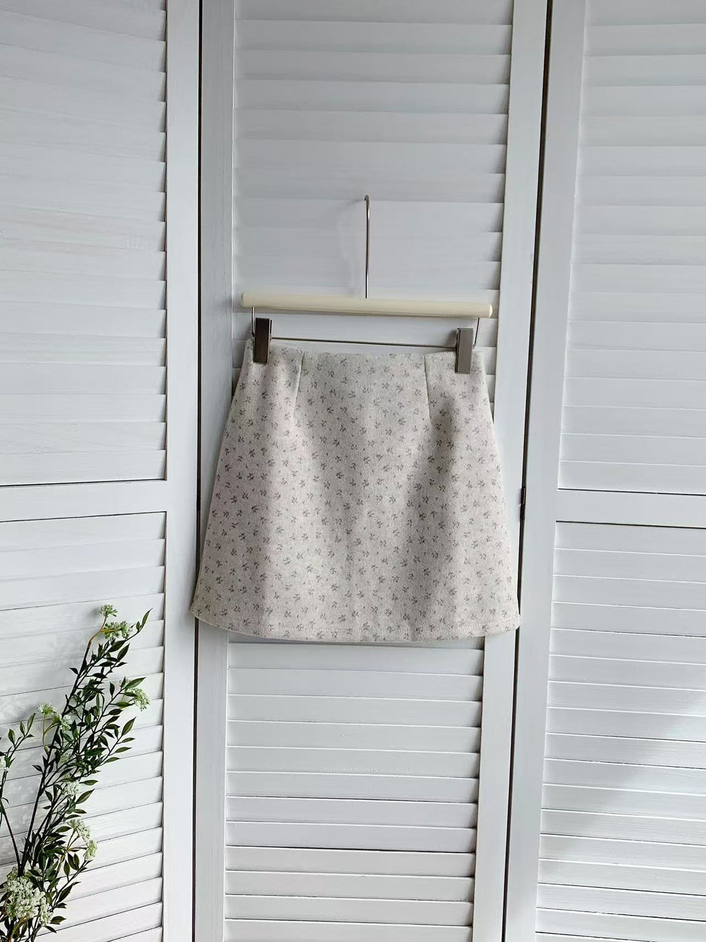 HELLO MILK TEE- 85727 碎花短裙