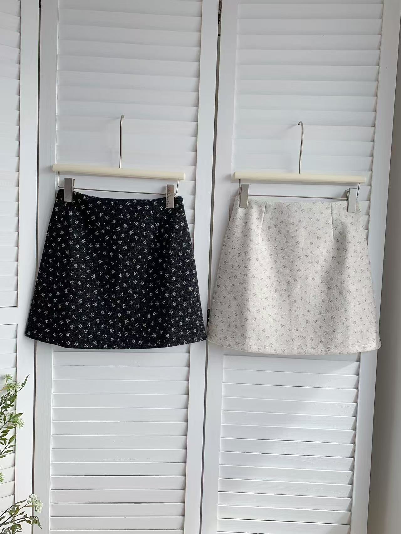 HELLO MILK TEE- 85727 碎花短裙