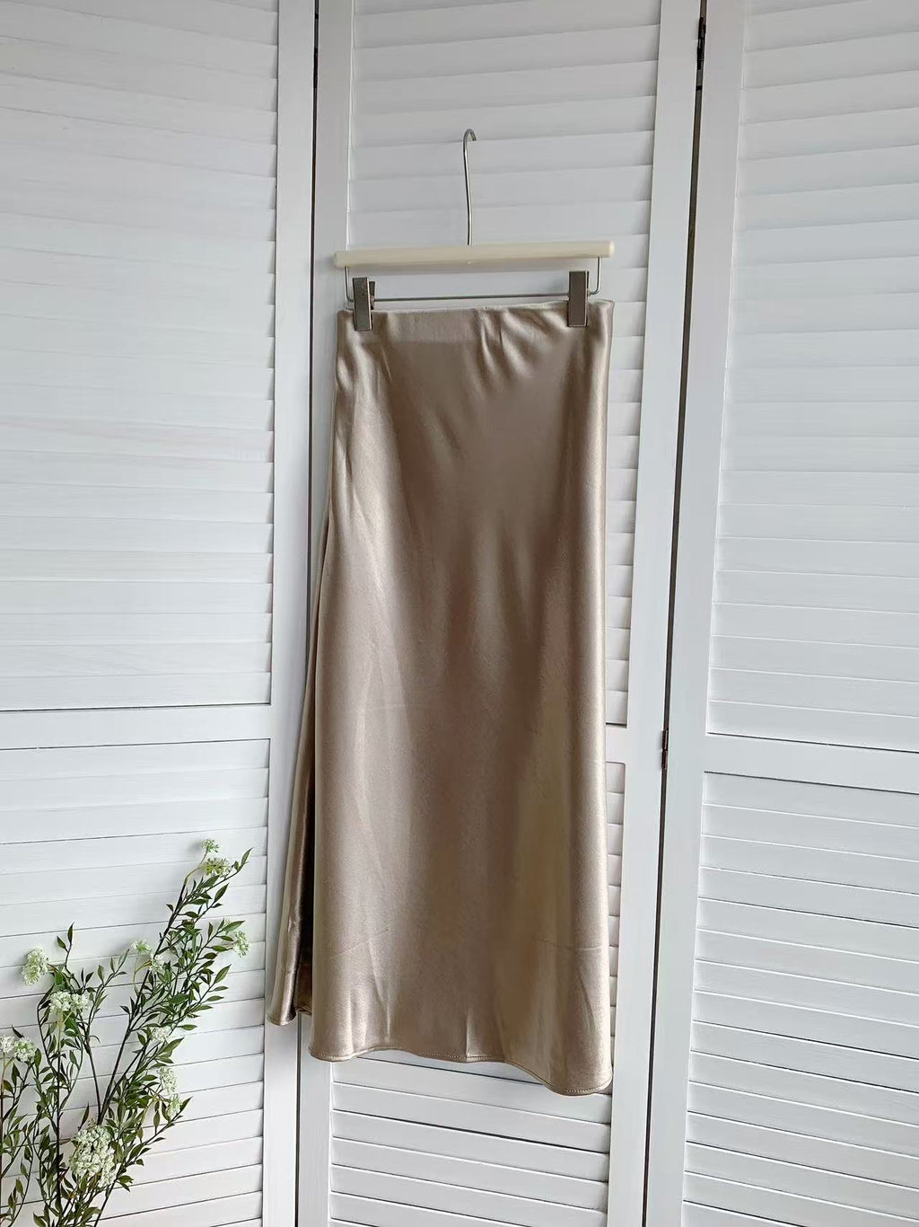 HELLO MILK TEE- 85673 簡約半裙