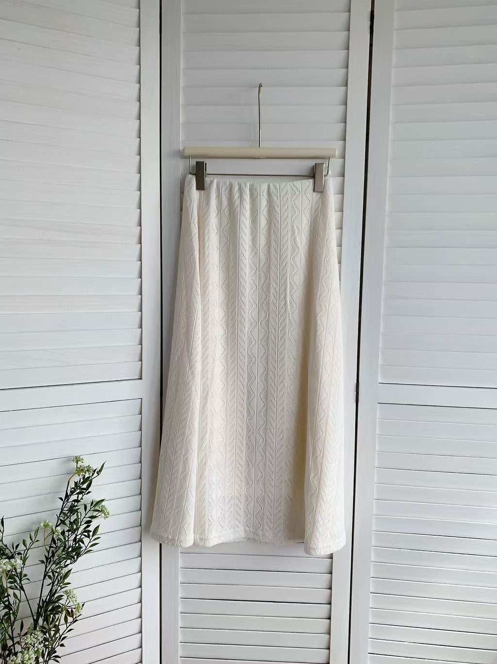 HELLO MILK TEE- 85721 質感半裙