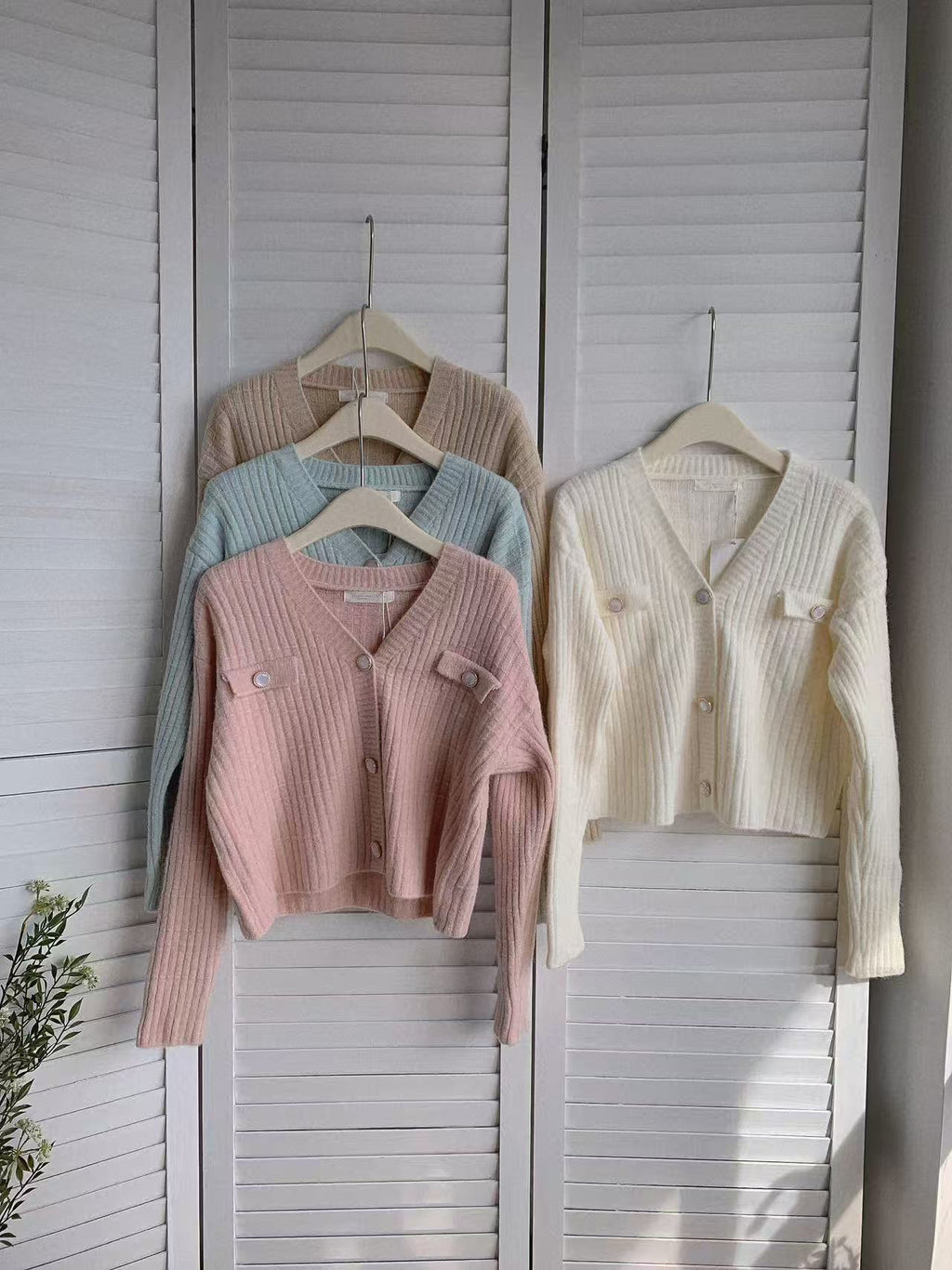 HELLO MILK TEE- 85735 針織開衫