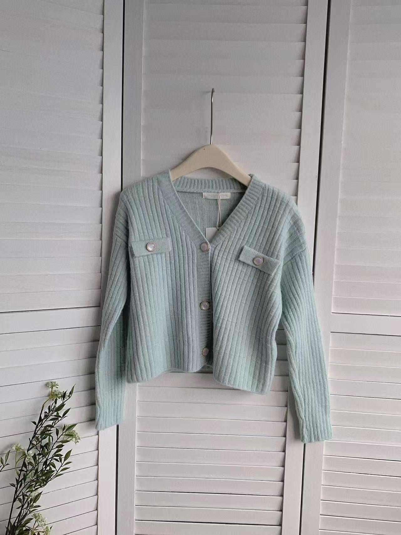 HELLO MILK TEE- 85735 針織開衫