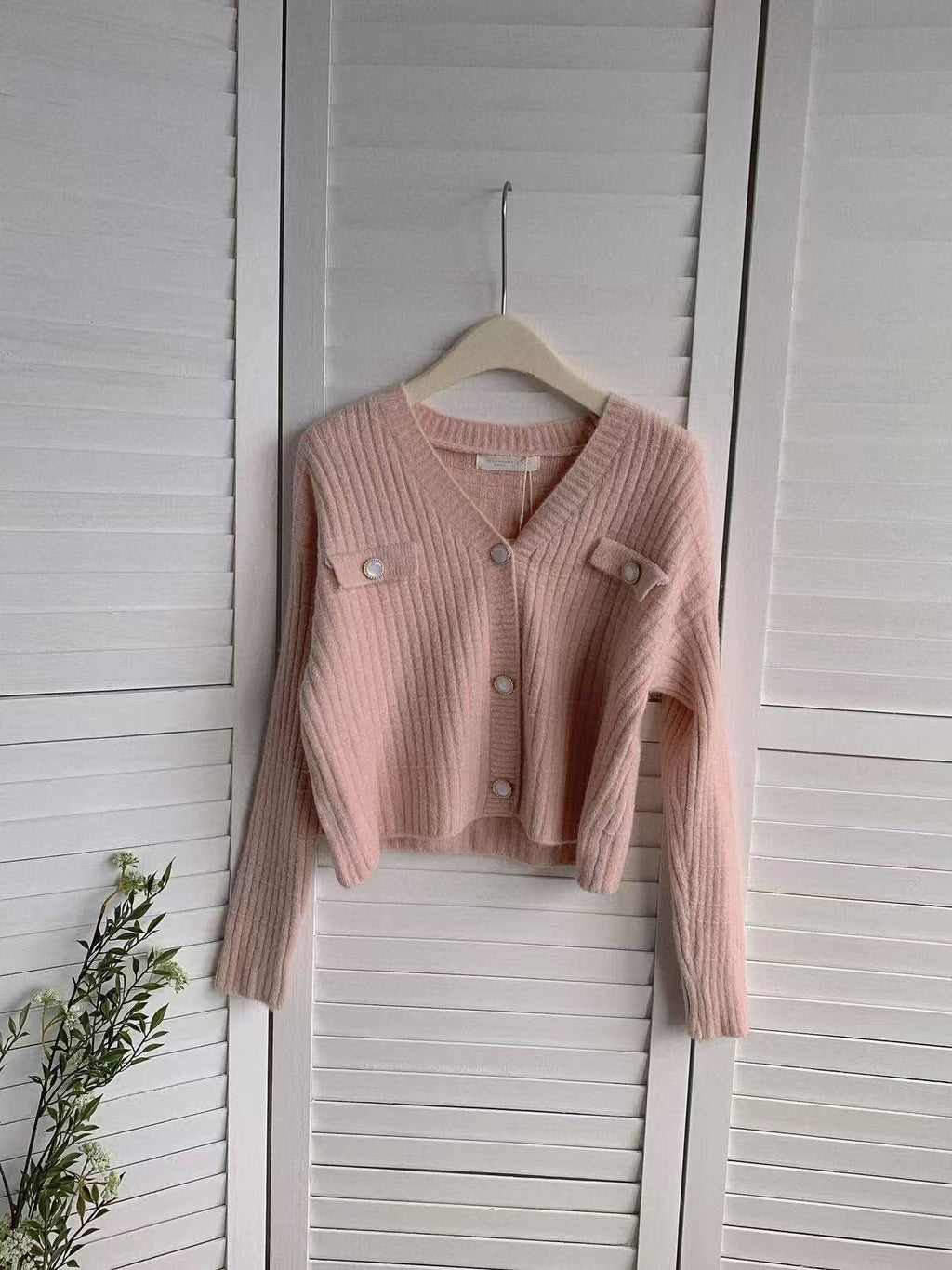 HELLO MILK TEE- 85735 針織開衫