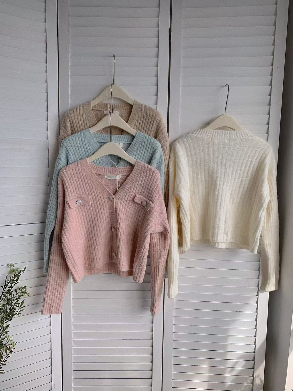 HELLO MILK TEE- 85735 針織開衫