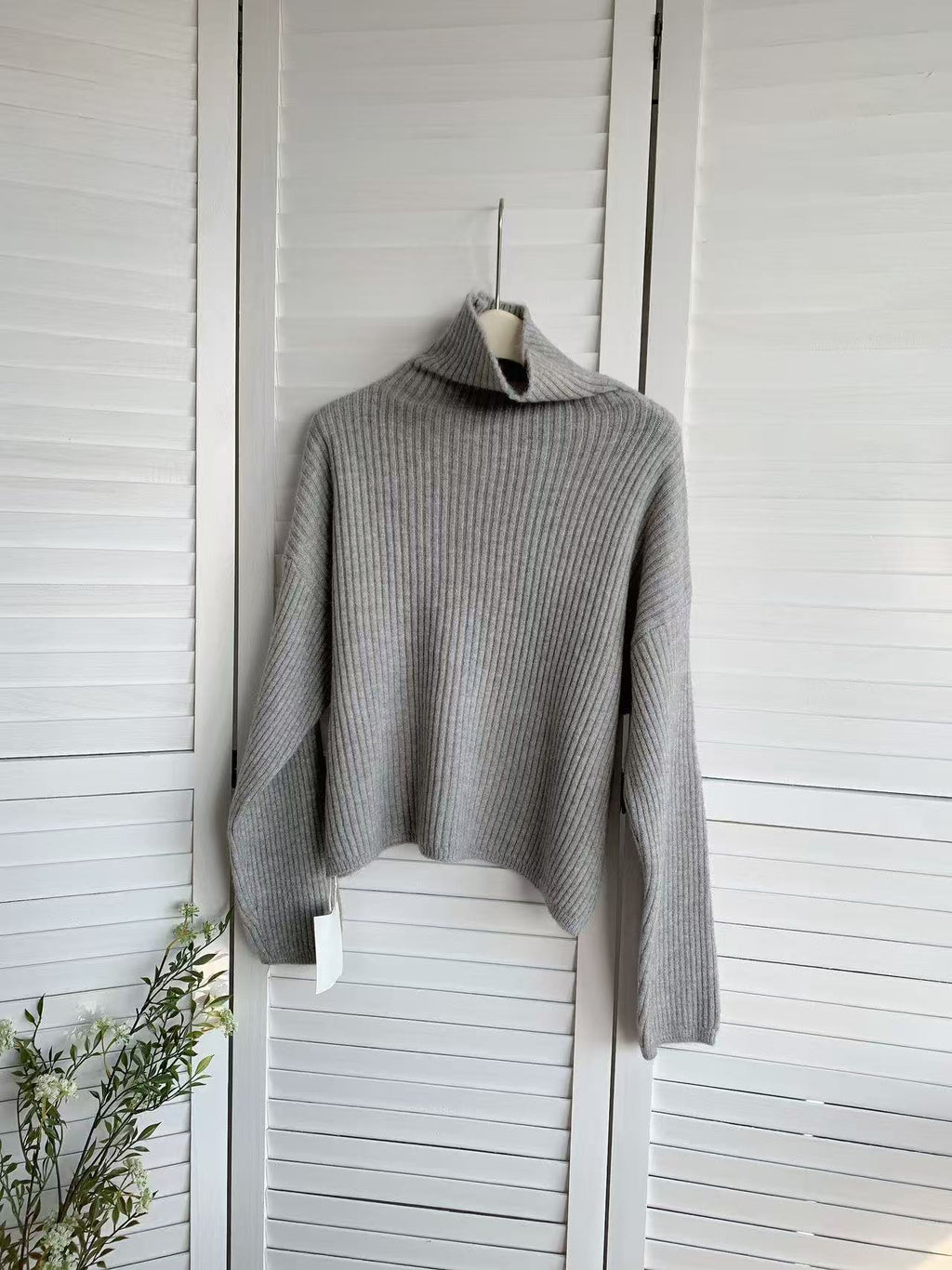 HELLO MILK TEE- 85733 高領毛衣