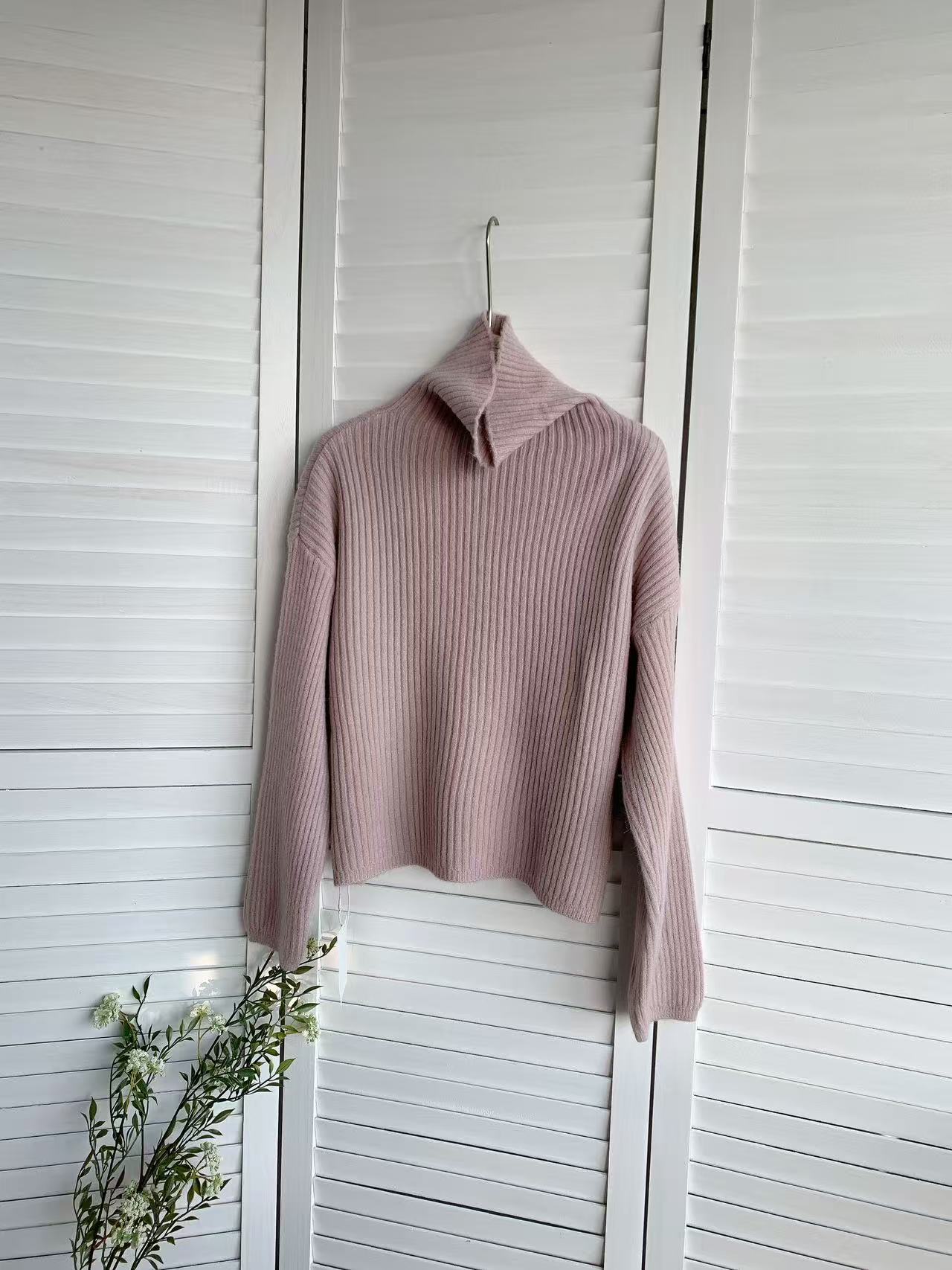 HELLO MILK TEE- 85733 高領毛衣