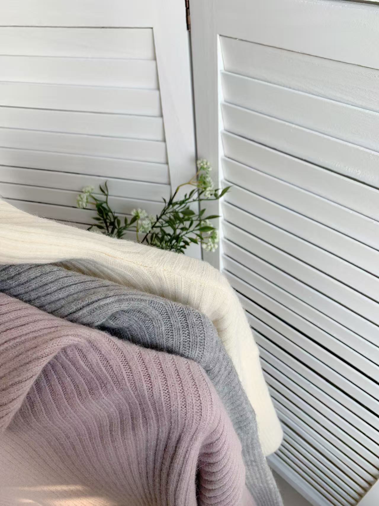 HELLO MILK TEE- 85733 高領毛衣