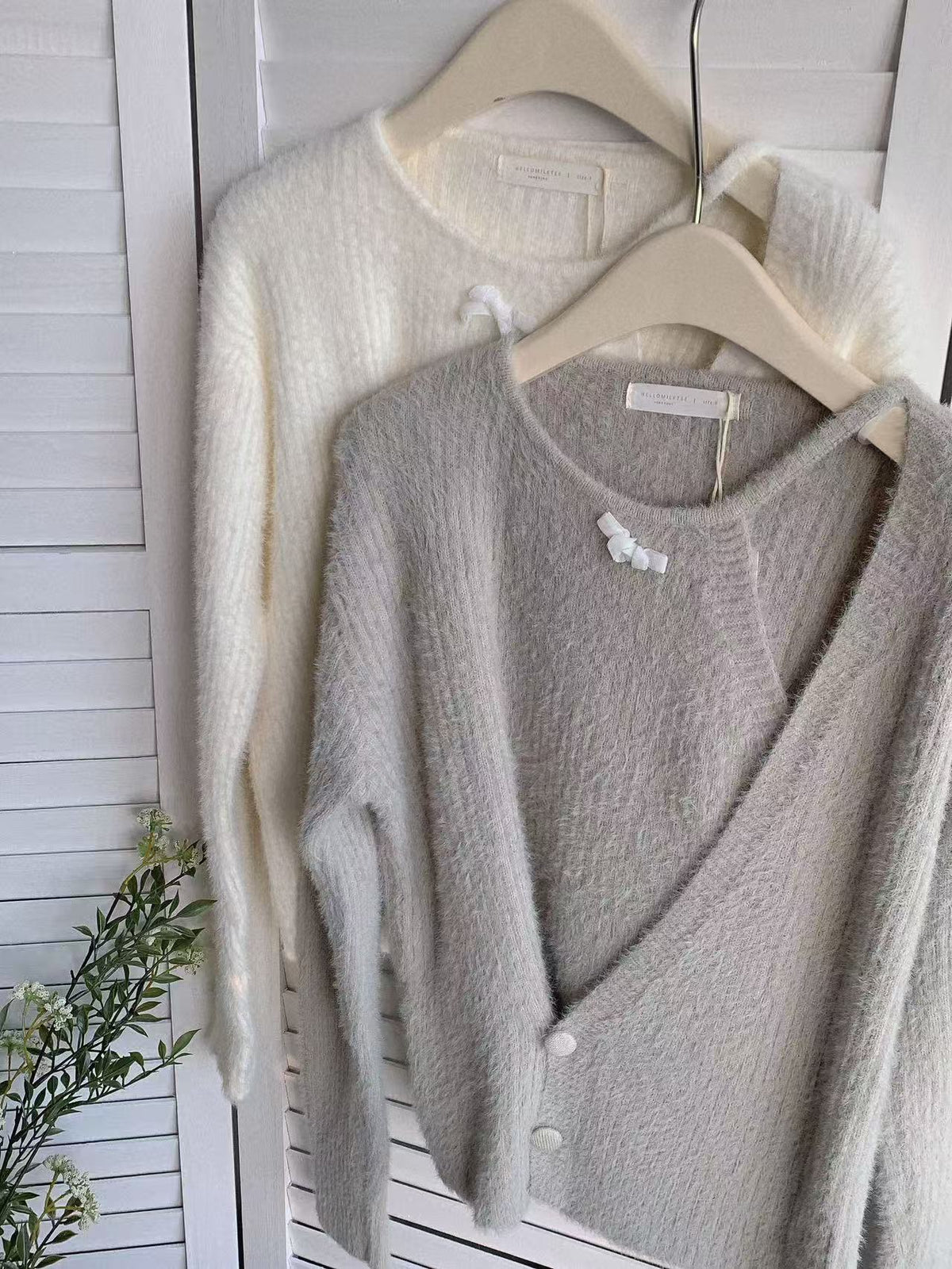 HELLO MILK TEE- 85692 設計感上衣