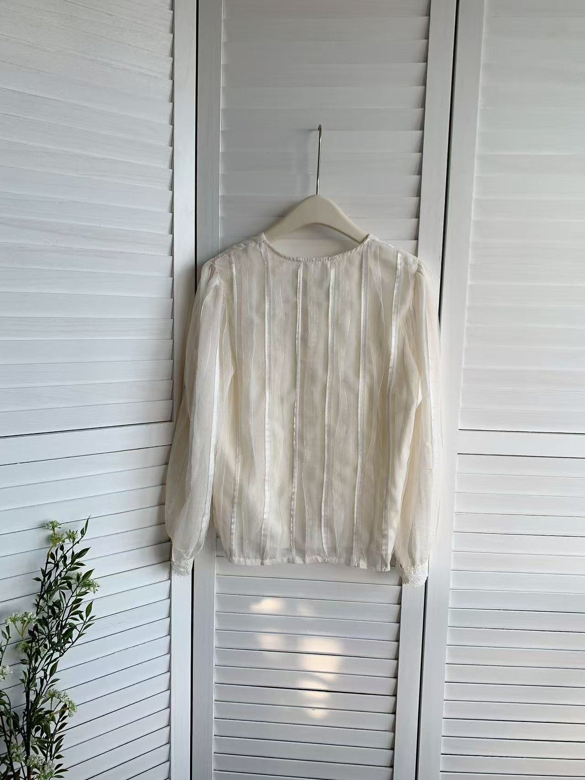 HELLO MILK TEE- 85666 法式小衫