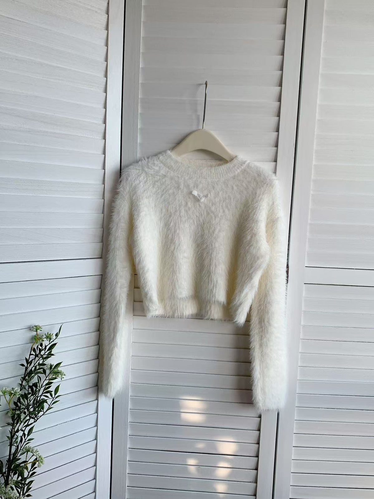 HELLO MILK TEE- 85690 毛絨上衣