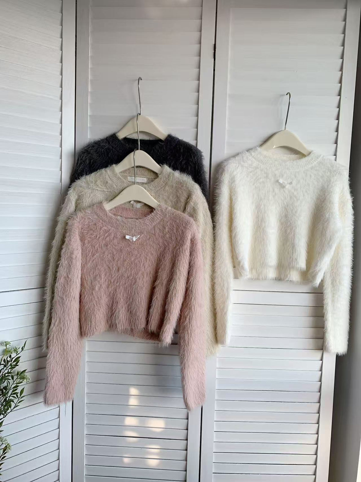 HELLO MILK TEE- 85690 毛絨上衣