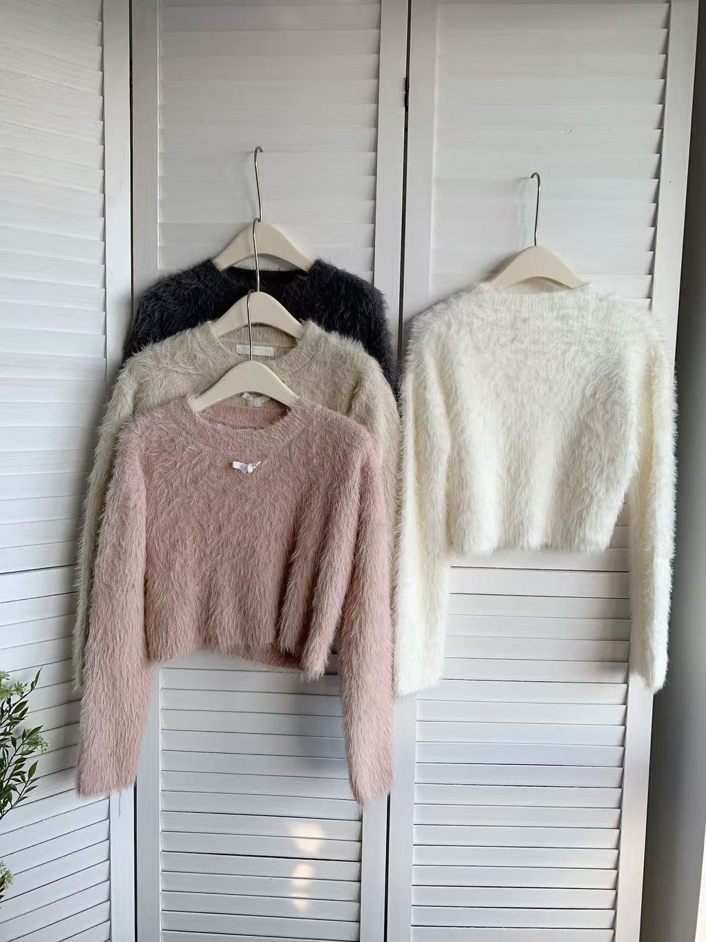 HELLO MILK TEE- 85690 毛絨上衣