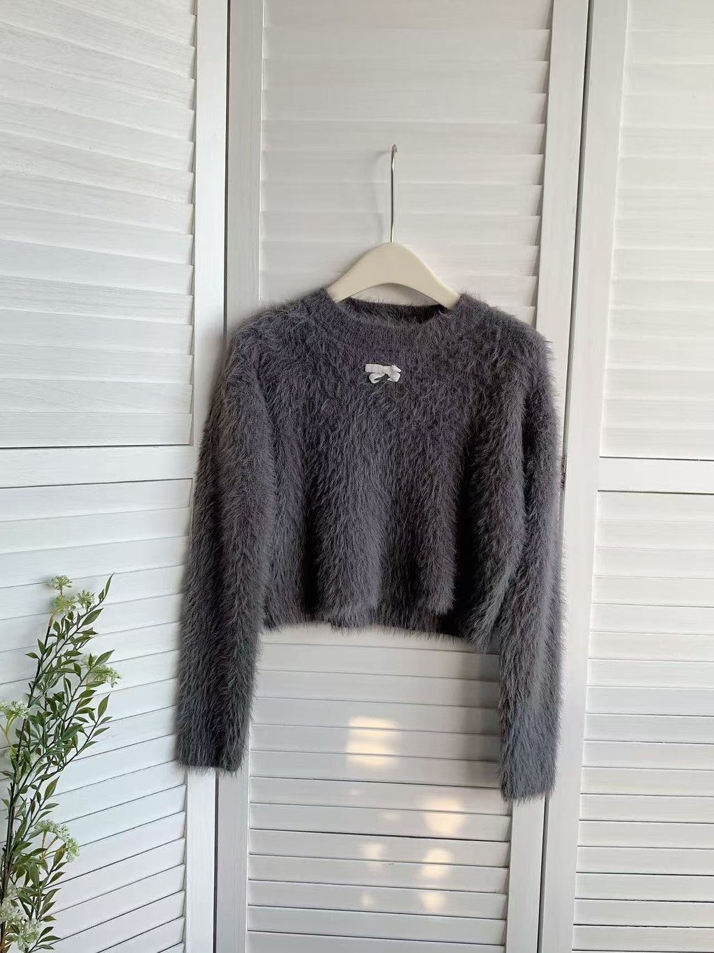 HELLO MILK TEE- 85690 毛絨上衣