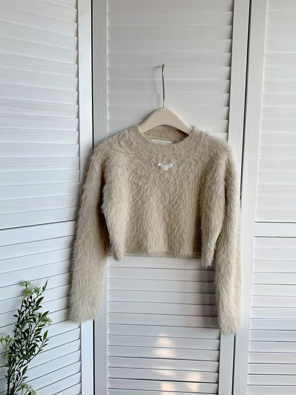 HELLO MILK TEE- 85690 毛絨上衣