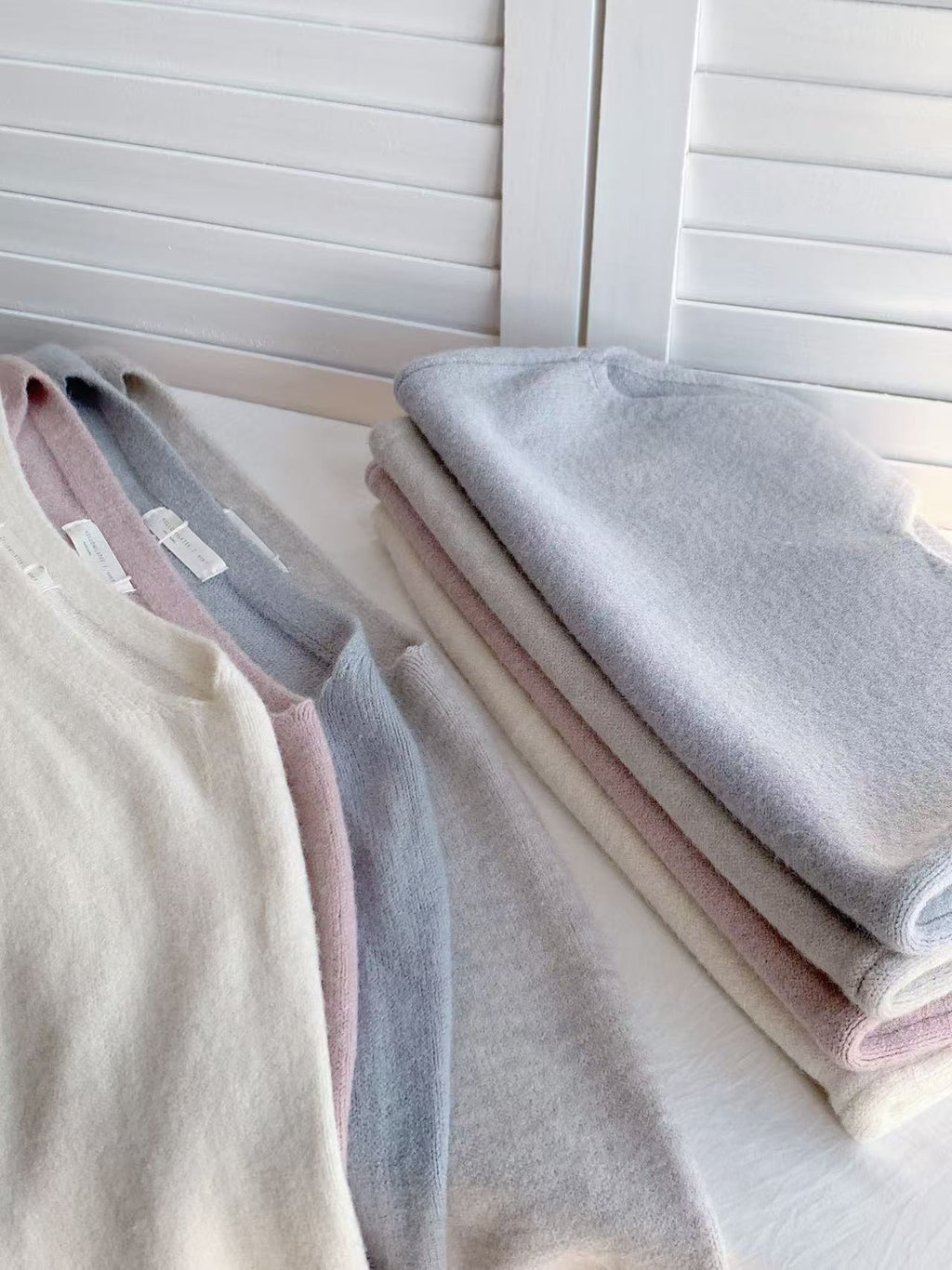 HELLO MILK TEE- 85728 針織套裝