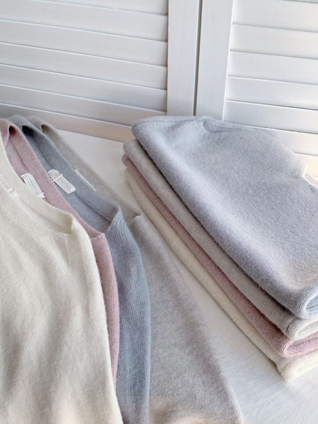 HELLO MILK TEE- 85728 針織套裝