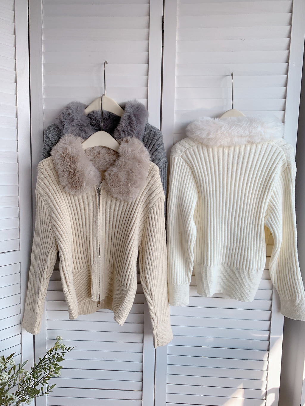 HELLO MILK TEE- 85734 拉鏈上衣