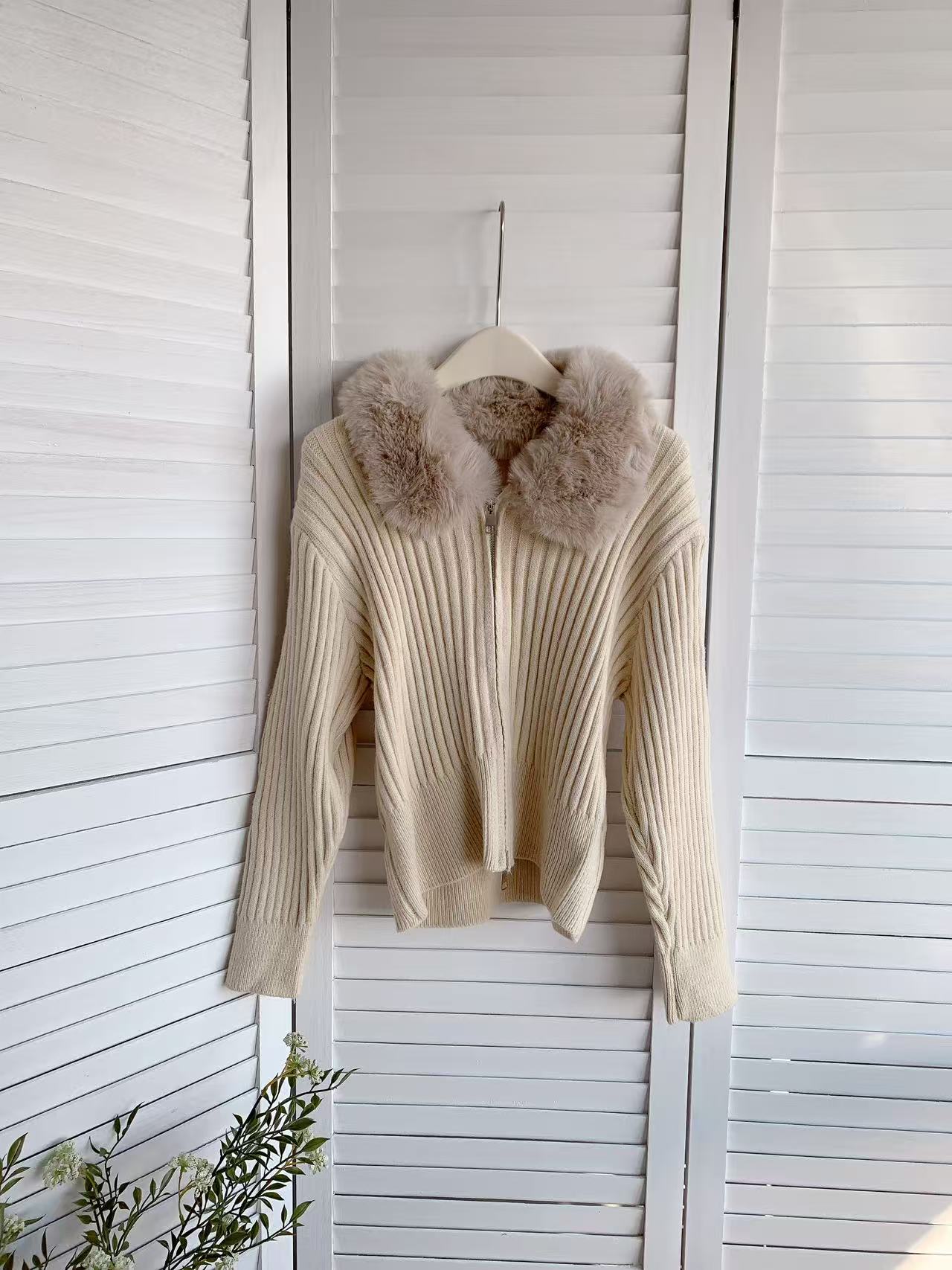 HELLO MILK TEE- 85734 拉鏈上衣