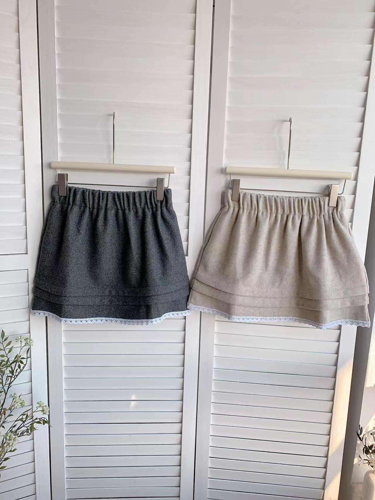 HELLO MILK TEE- 85715 鬆緊腰半裙