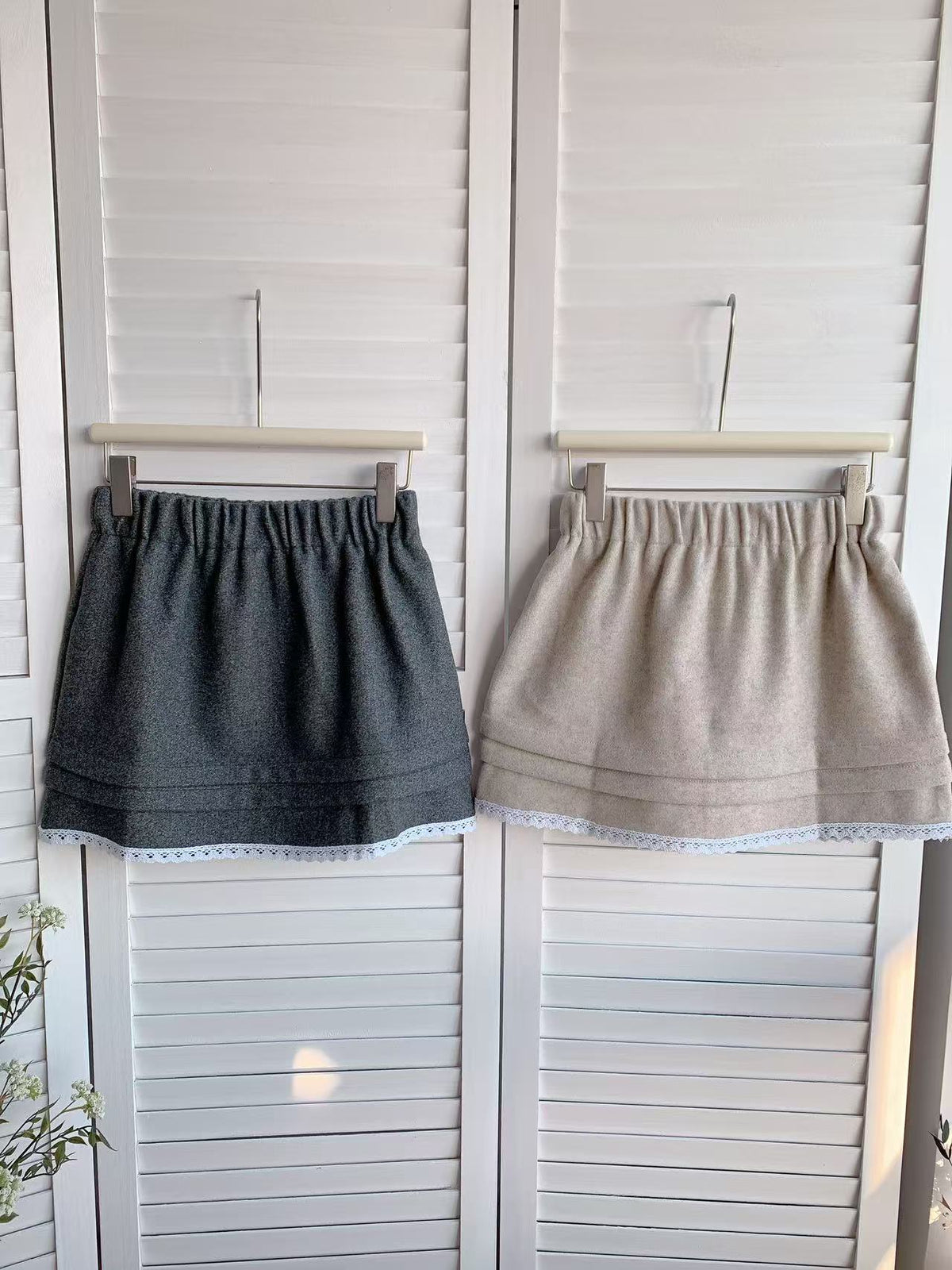 HELLO MILK TEE- 85715 鬆緊腰半裙