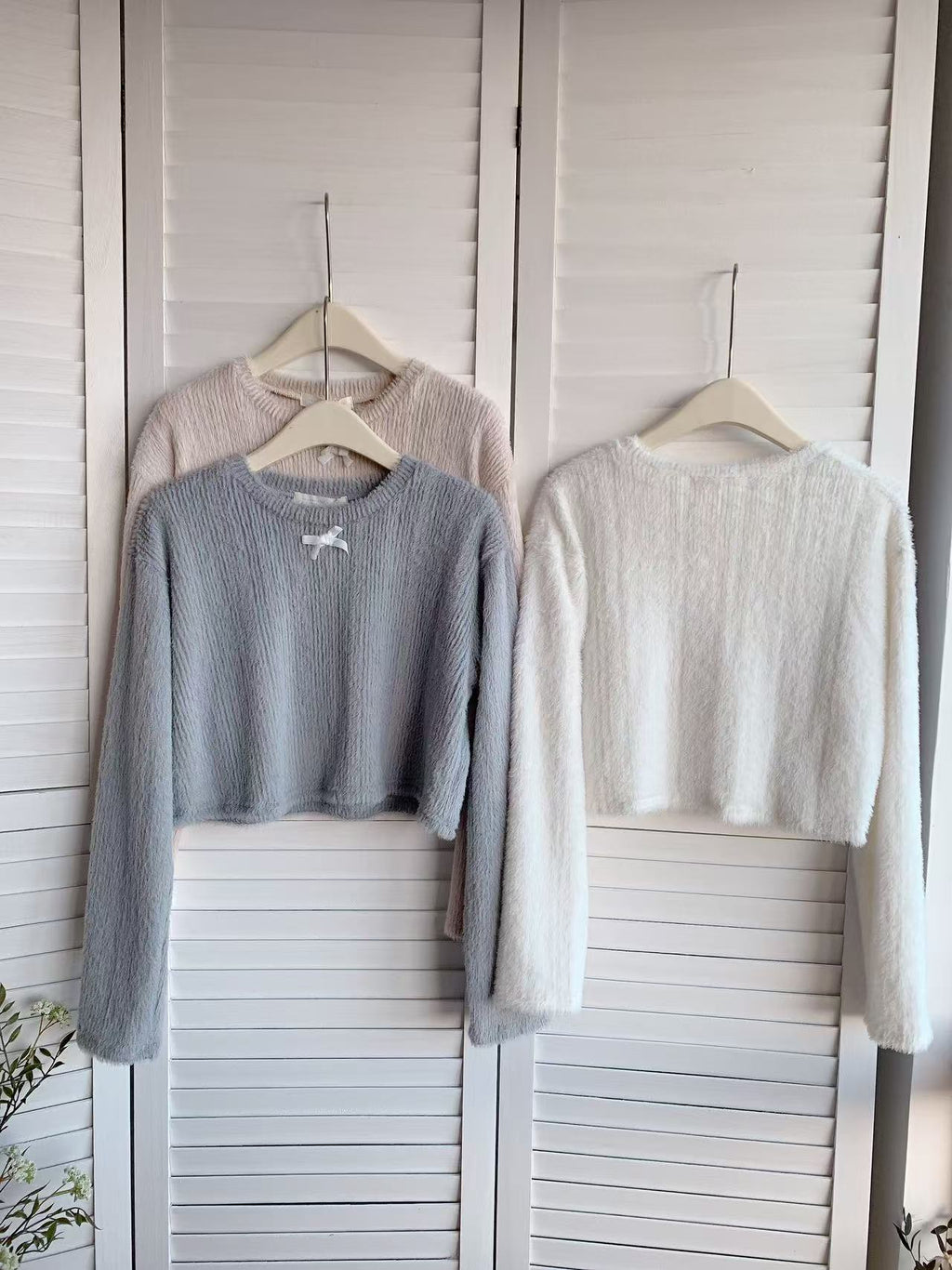 HELLO MILK TEE- 85691 圓領毛衣