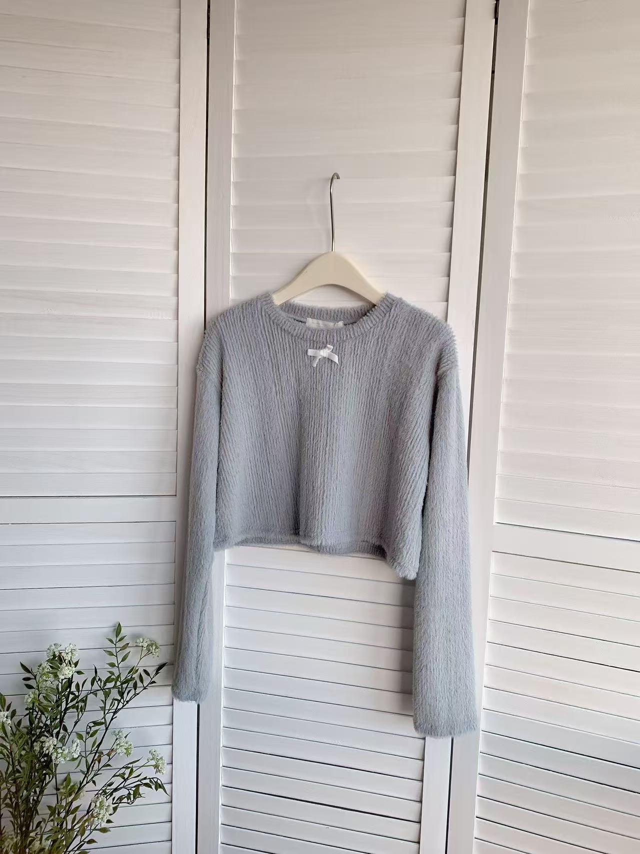 HELLO MILK TEE- 85691 圓領毛衣