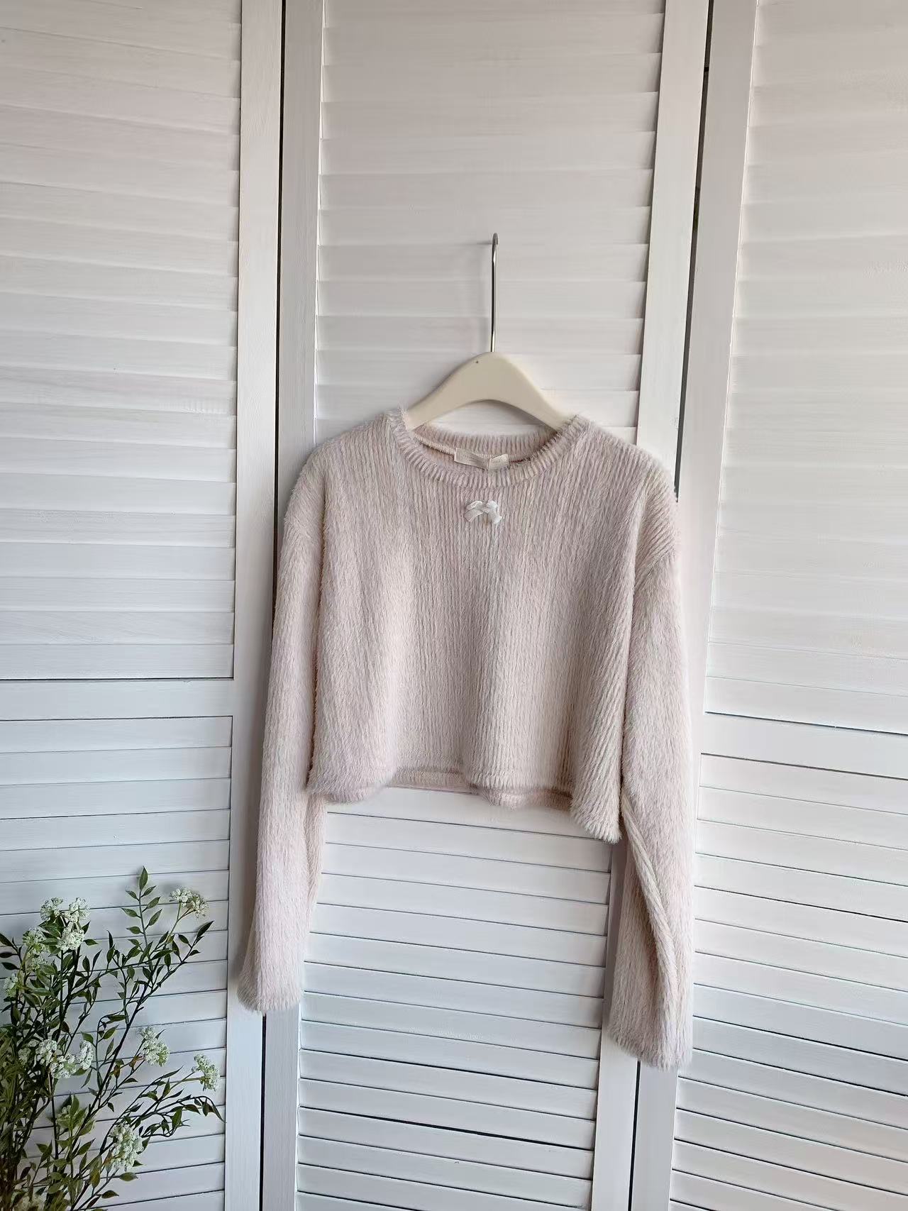 HELLO MILK TEE- 85691 圓領毛衣