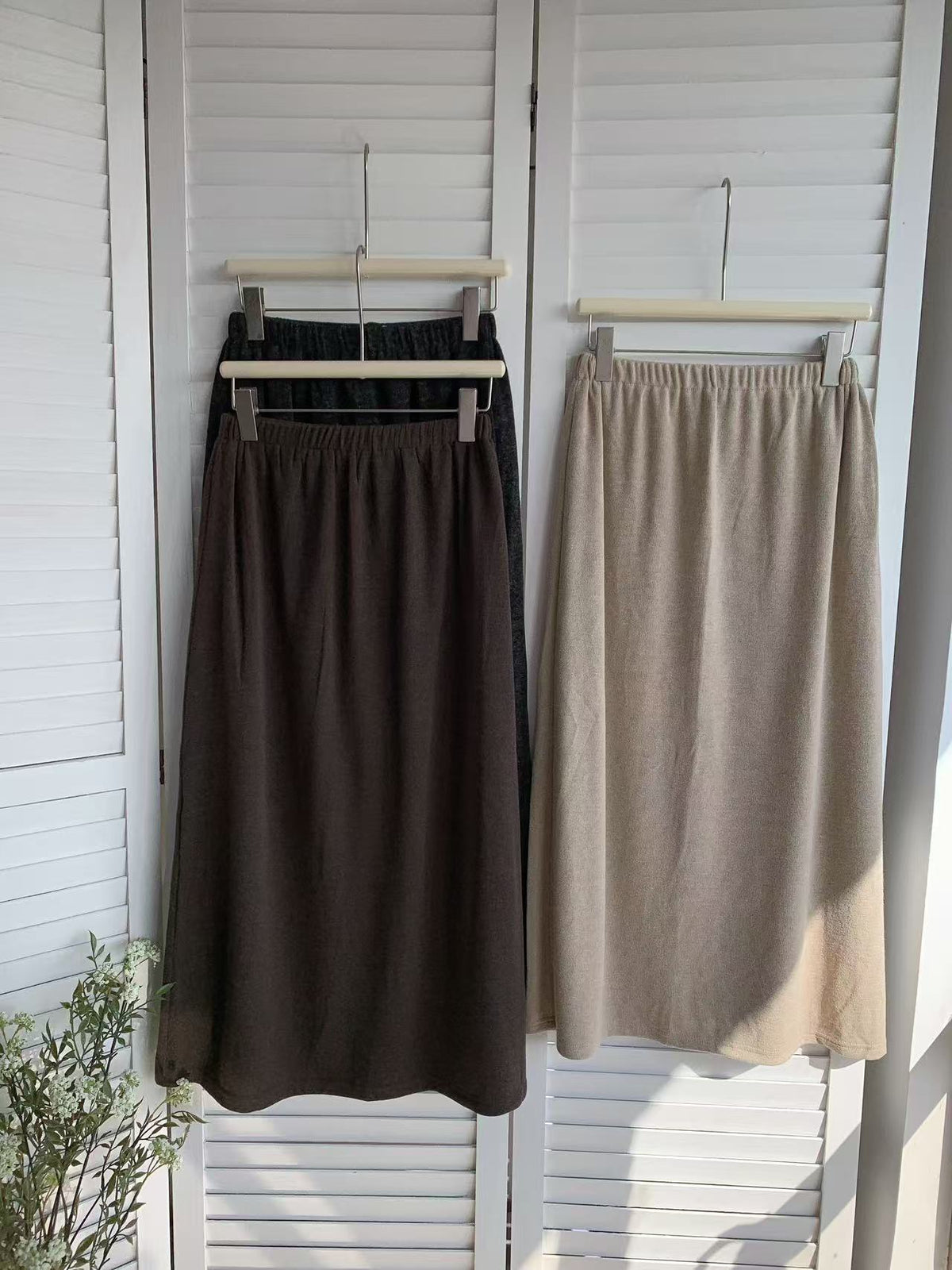 HELLO MILK TEE- 85718 純色半裙