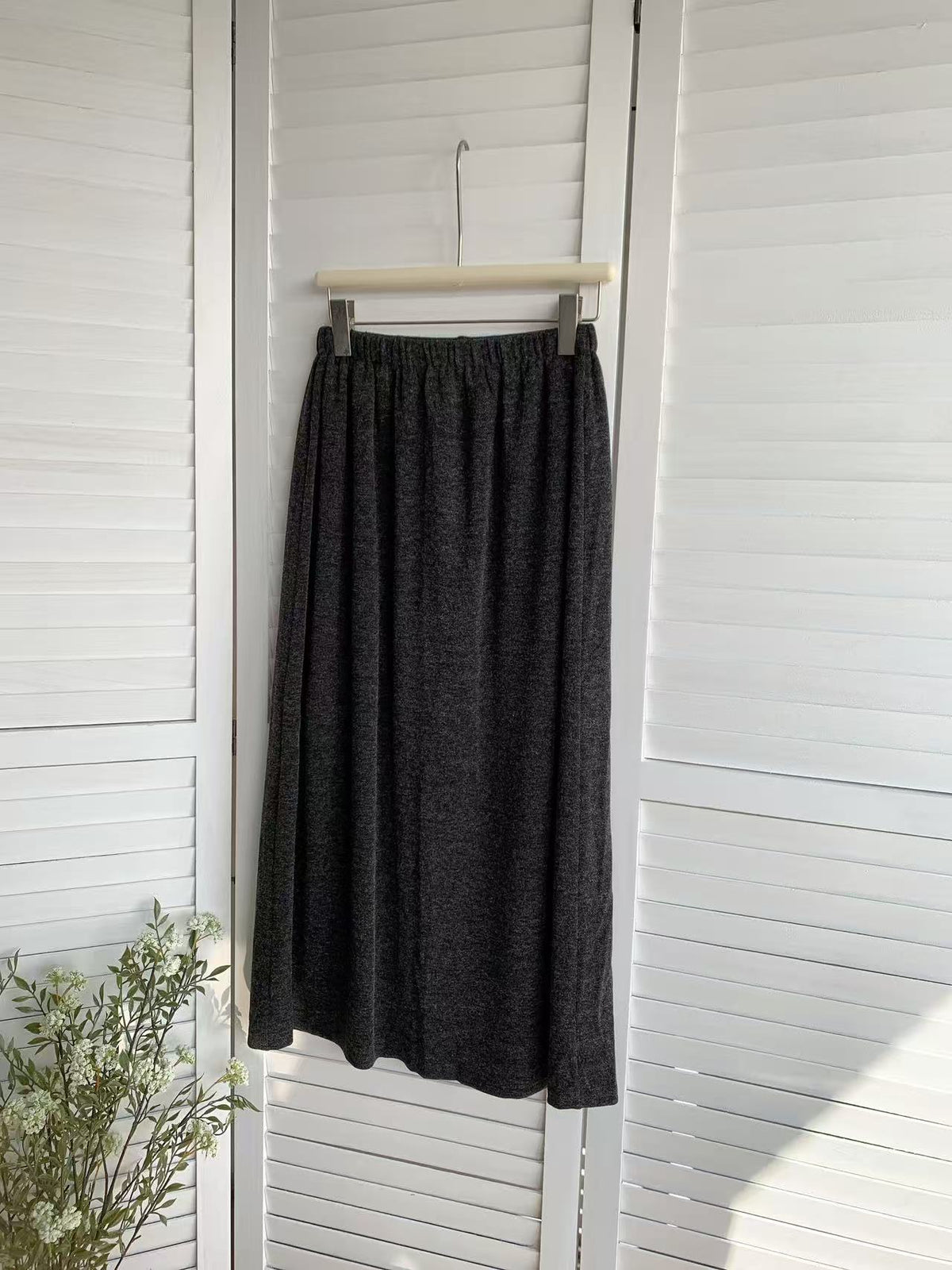 HELLO MILK TEE- 85718 純色半裙