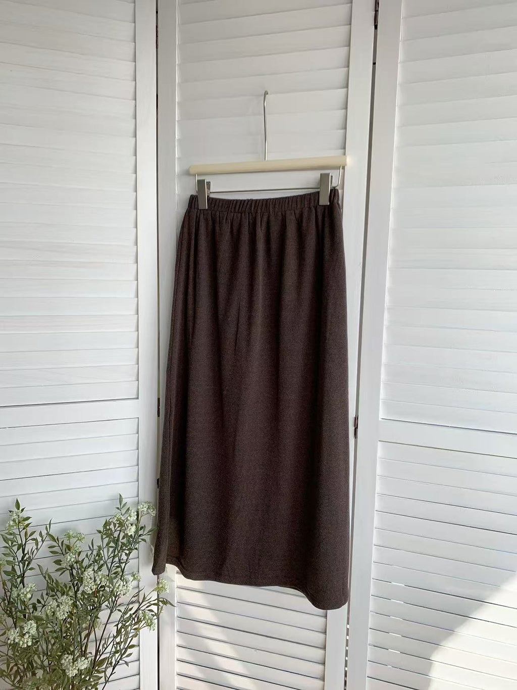 HELLO MILK TEE- 85718 純色半裙