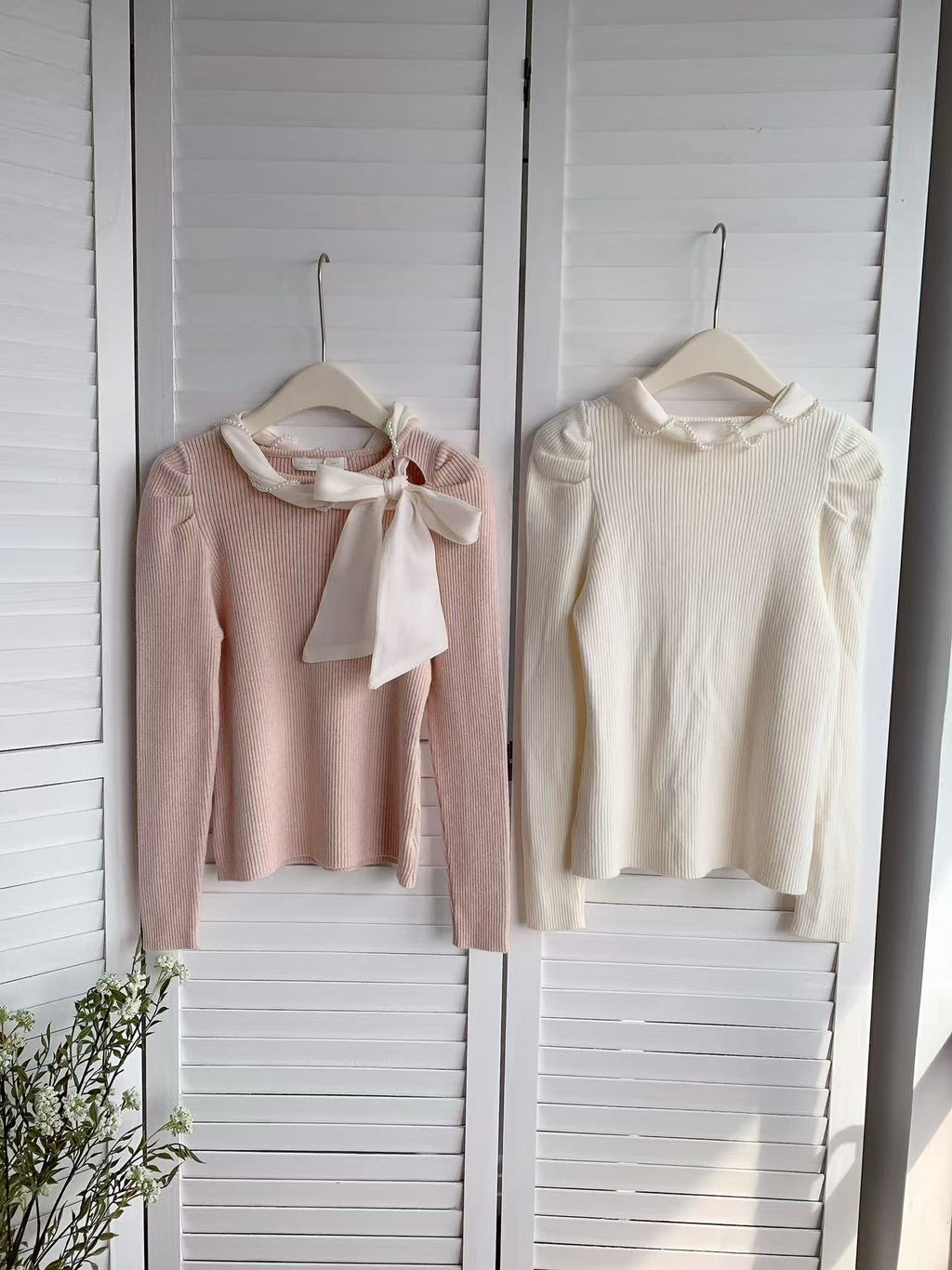 HELLO MILK TEE- 85766 氣質針織衫