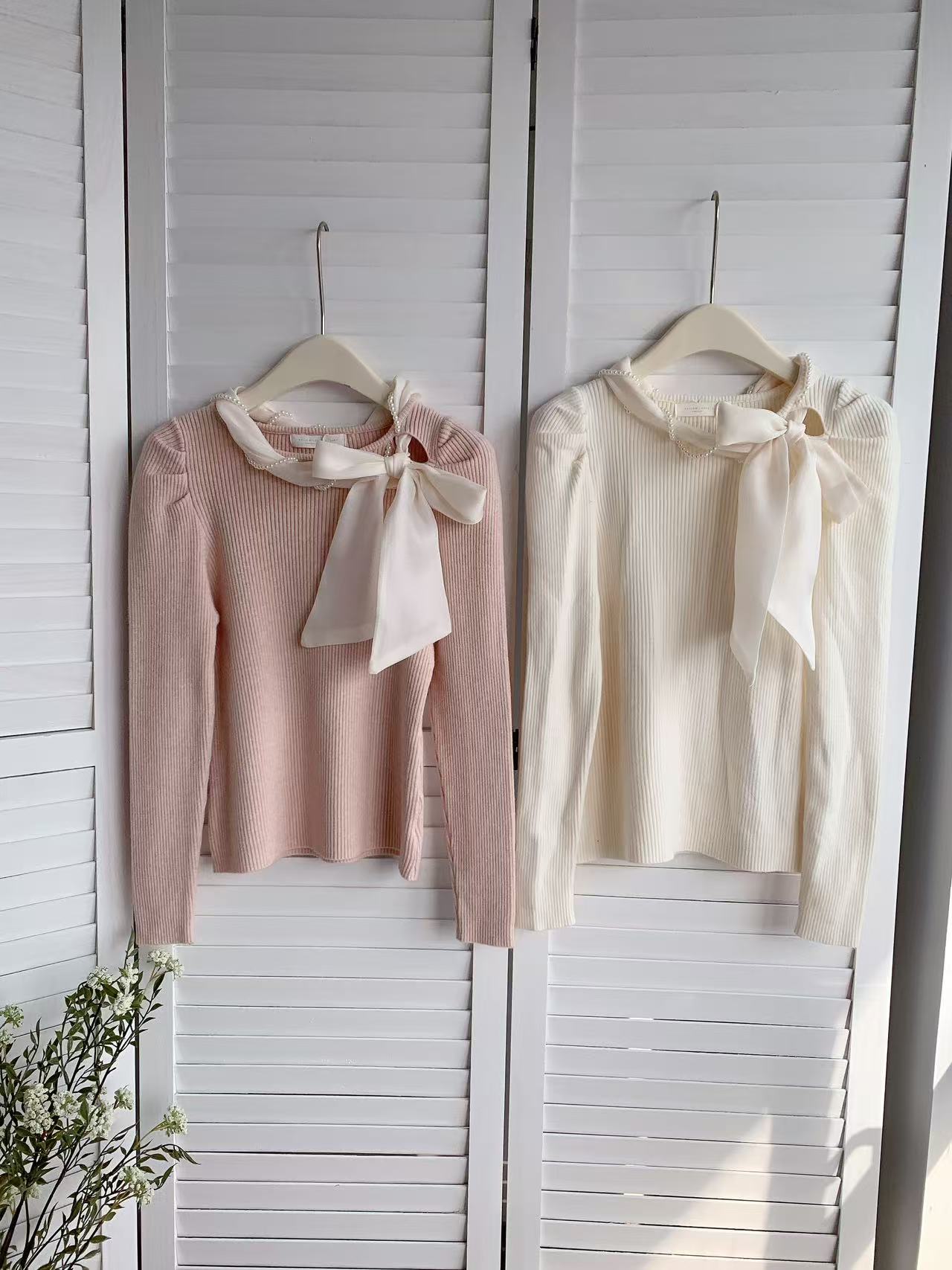 HELLO MILK TEE- 85766 氣質針織衫