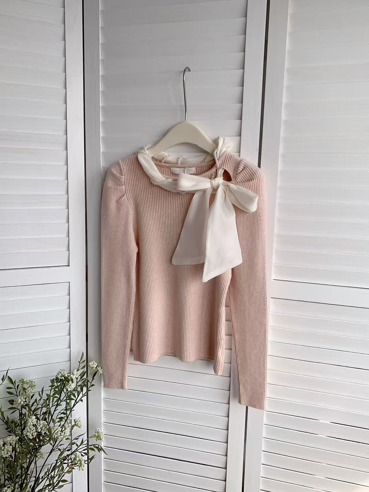 HELLO MILK TEE- 85766 氣質針織衫