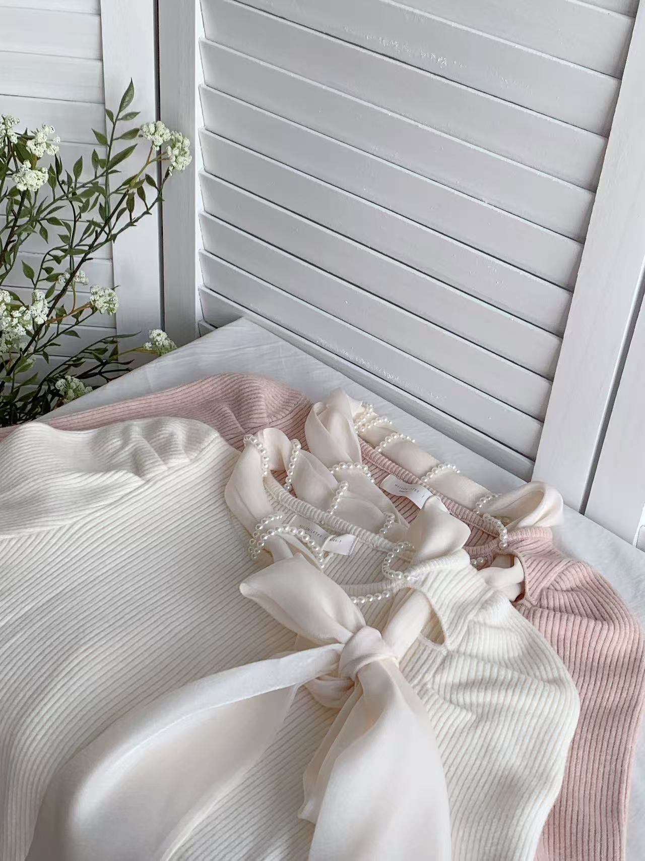 HELLO MILK TEE- 85766 氣質針織衫