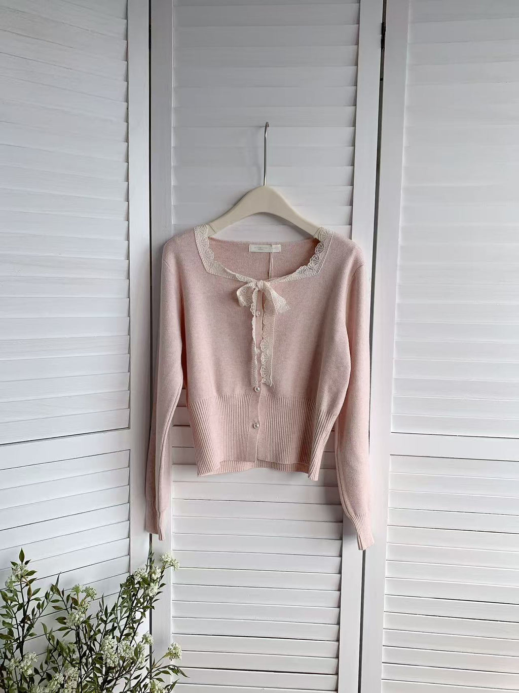 HELLO MILK TEE- 85763 拼接針織衫