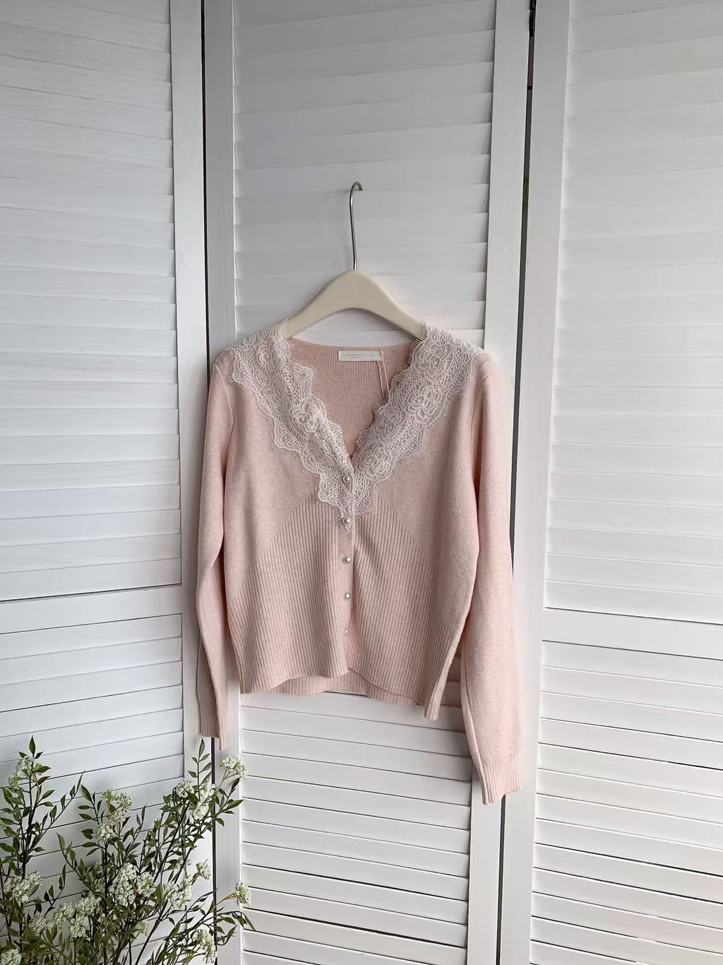 HELLO MILK TEE- 85764 蕾絲上衣