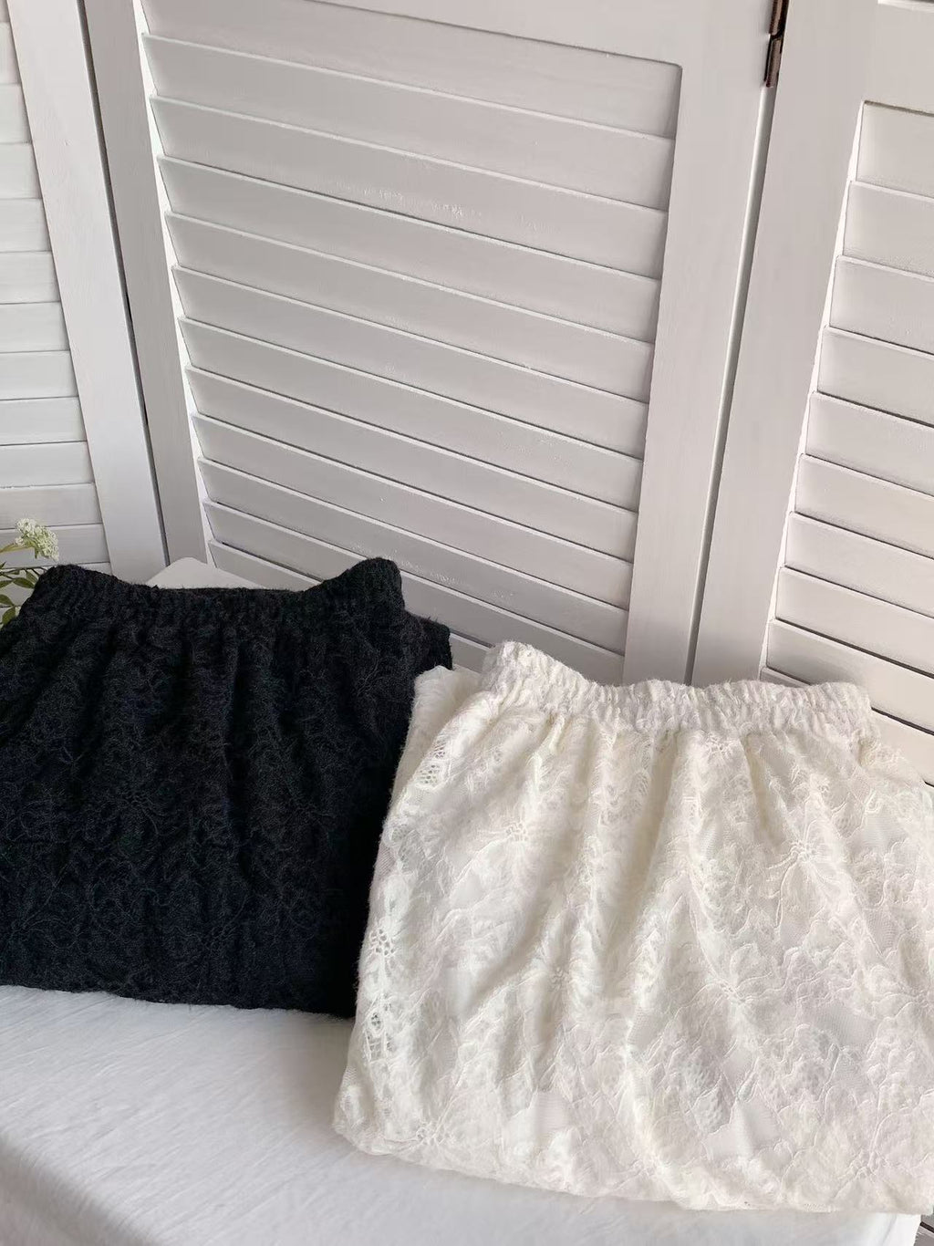 HELLO MILK TEE- 85720 蕾絲半裙