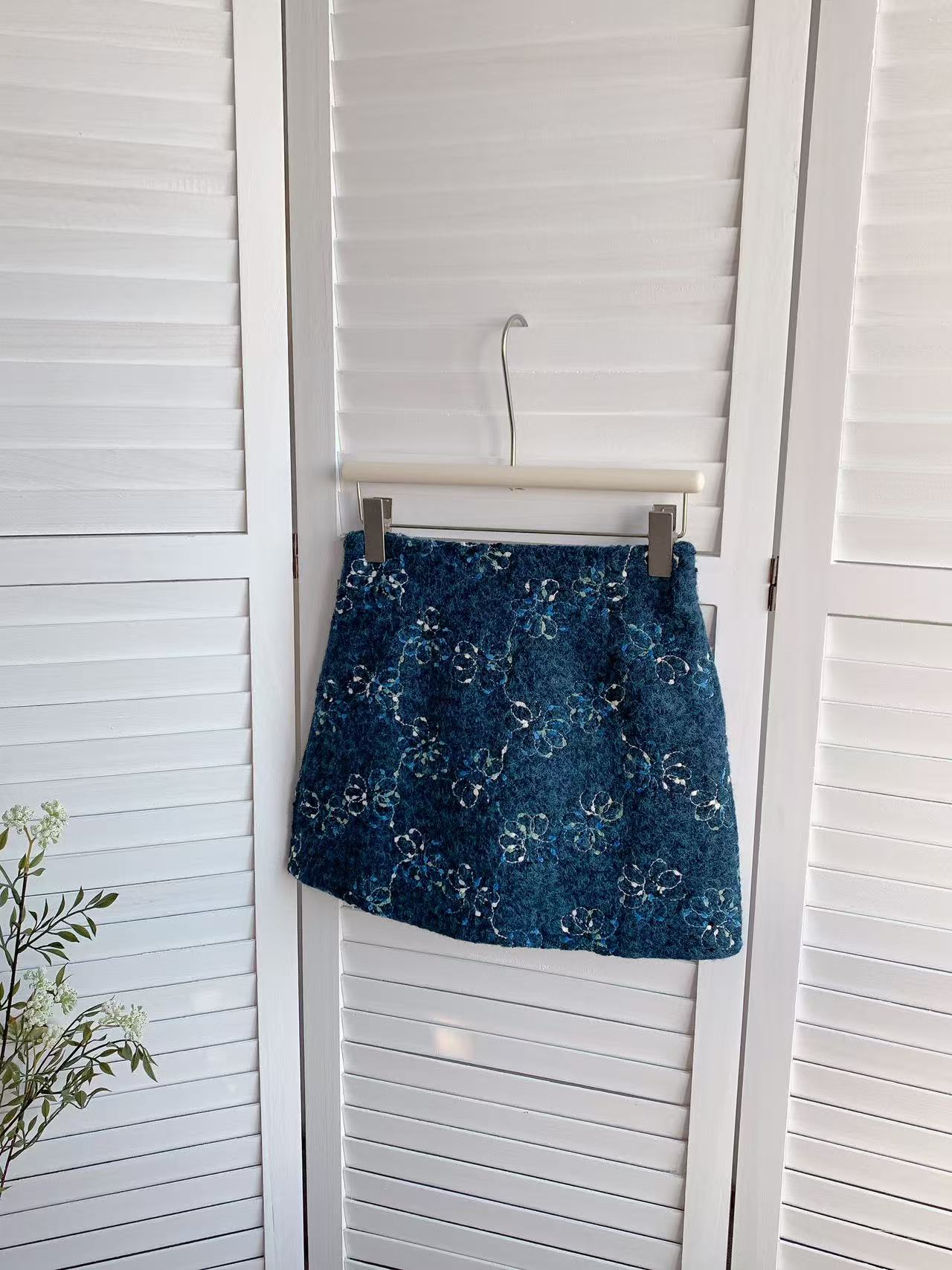 HELLO MILK TEE- 85802 質感短裙