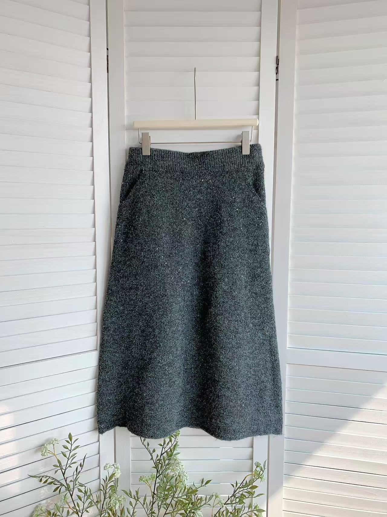 HELLO MILK TEE- 85789 百搭半裙