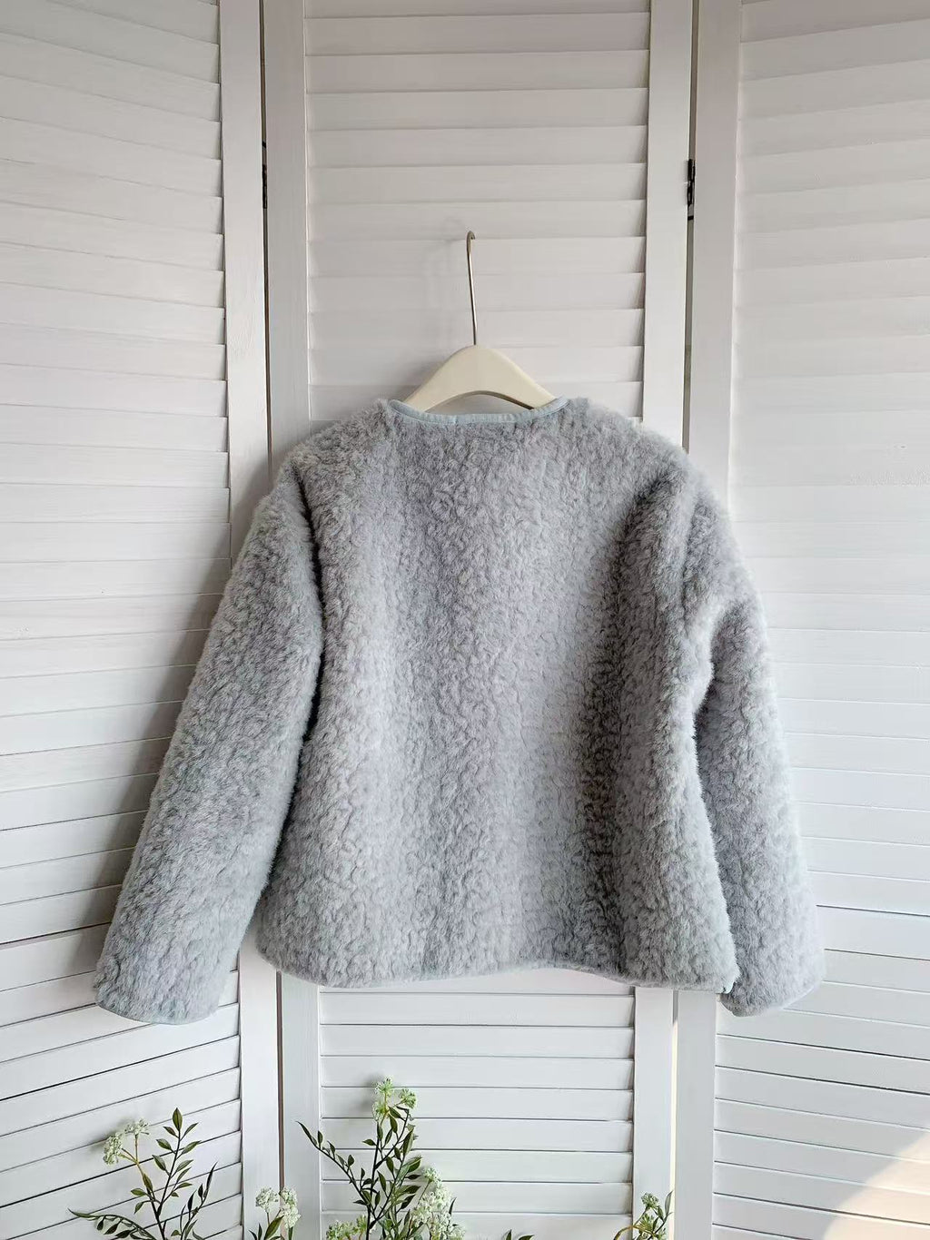 HELLO MILK TEE- 85792 毛絨外套