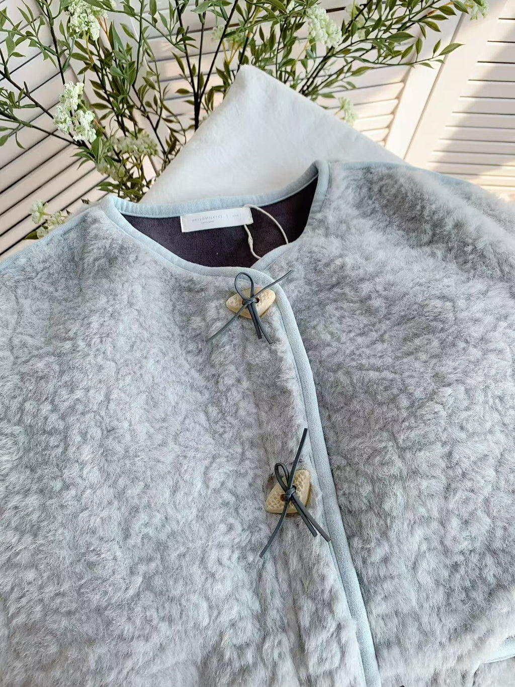 HELLO MILK TEE- 85792 毛絨外套