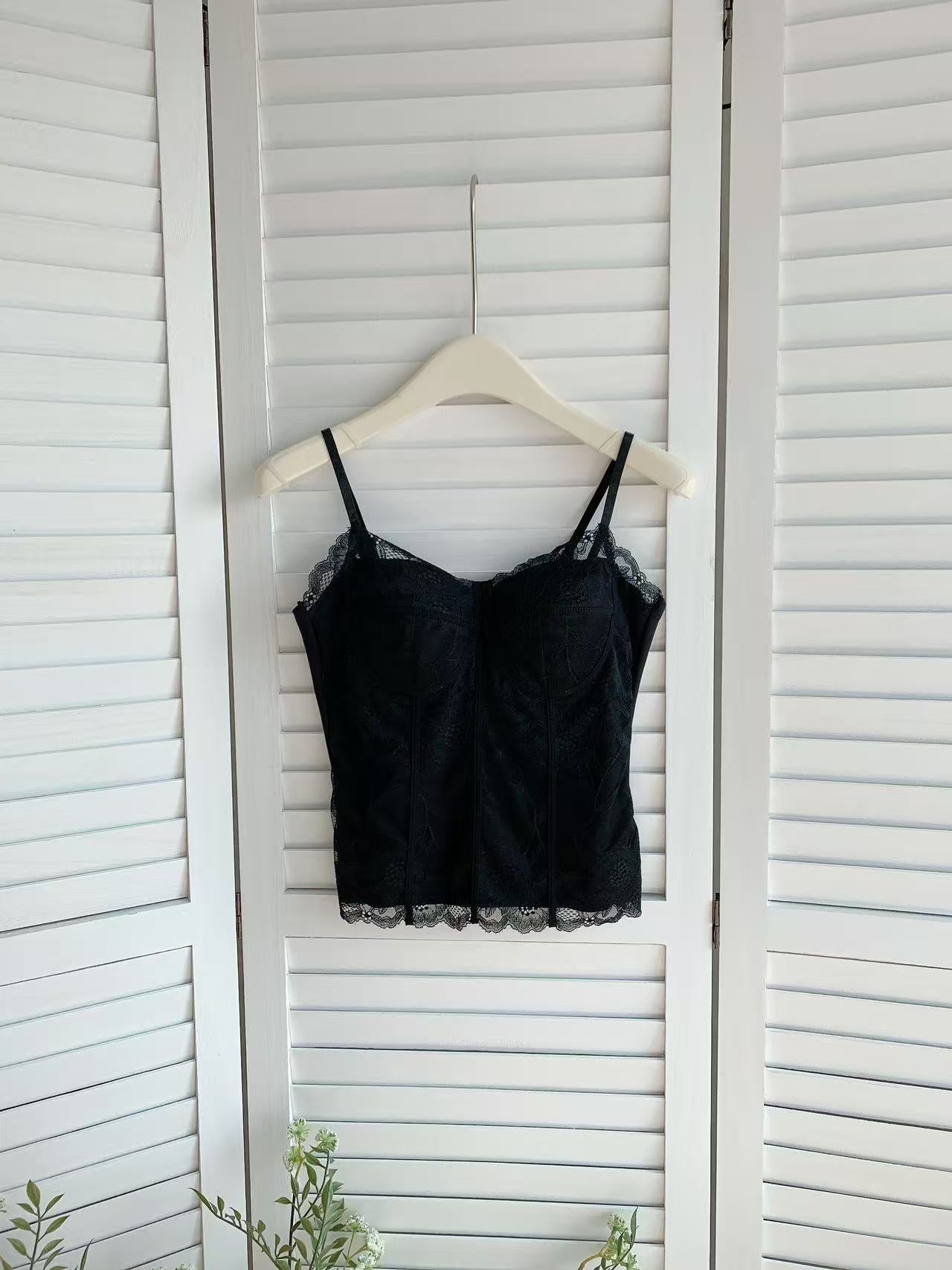 HELLO MILK TEE- 85740 法式吊帶