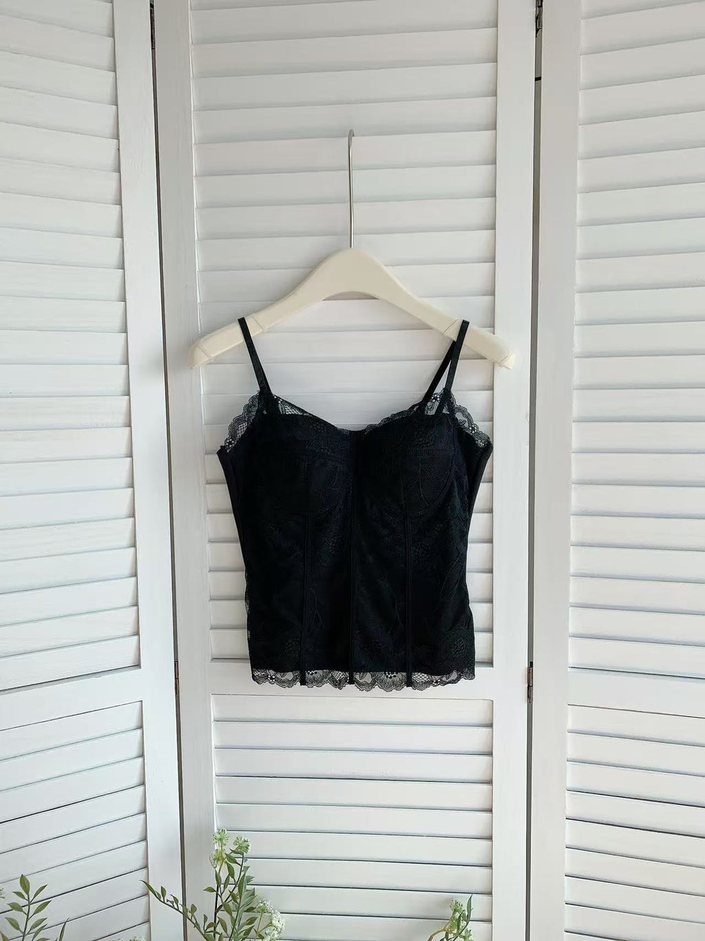 HELLO MILK TEE- 85740 法式吊帶