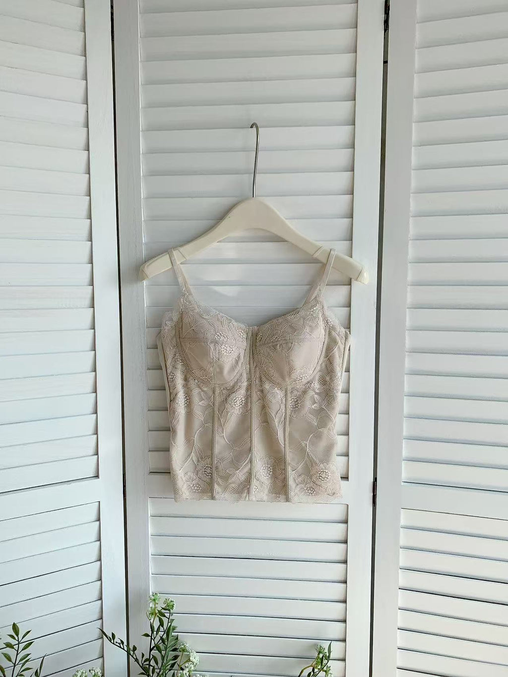 HELLO MILK TEE- 85740 法式吊帶