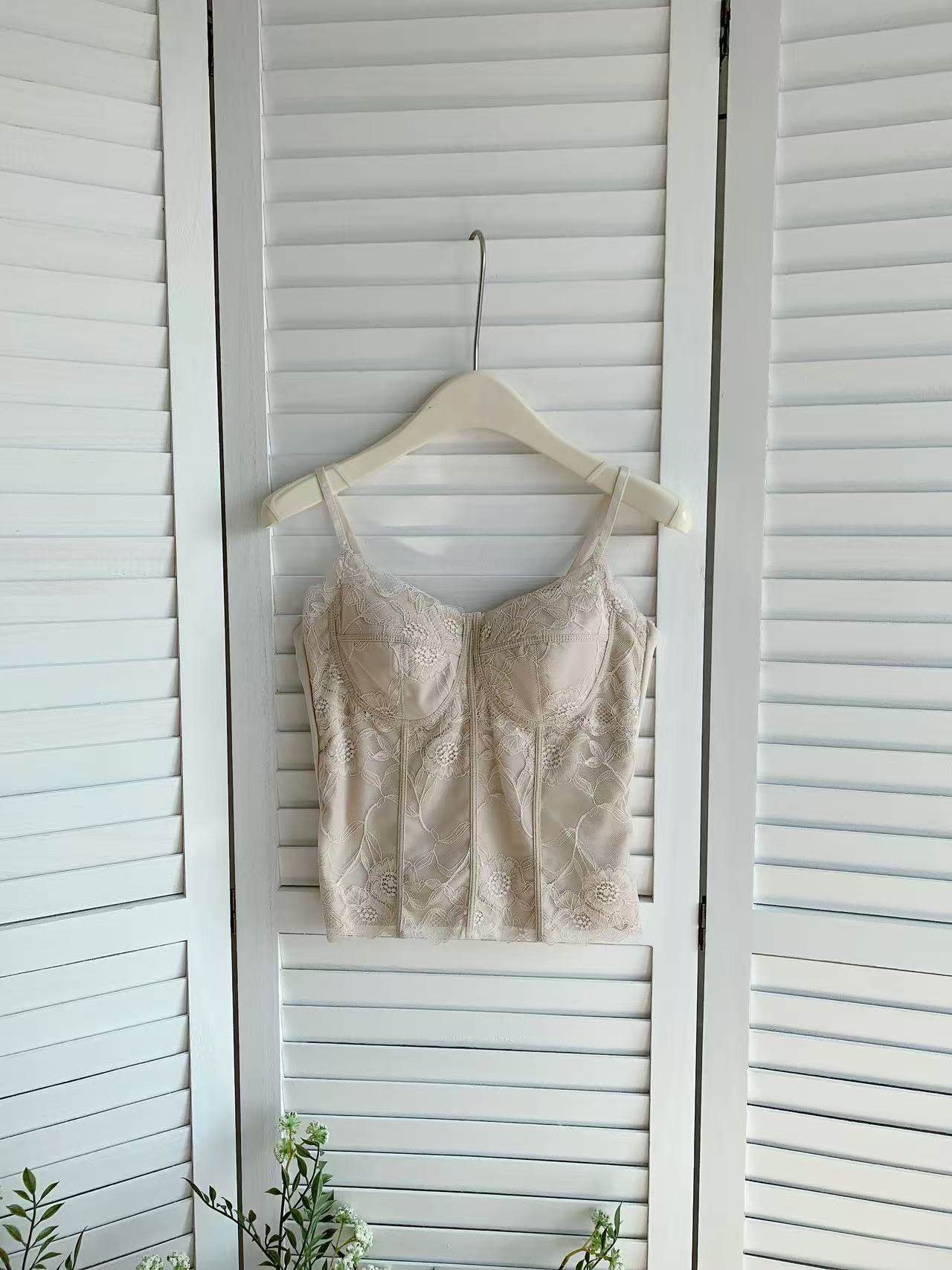 HELLO MILK TEE- 85740 法式吊帶